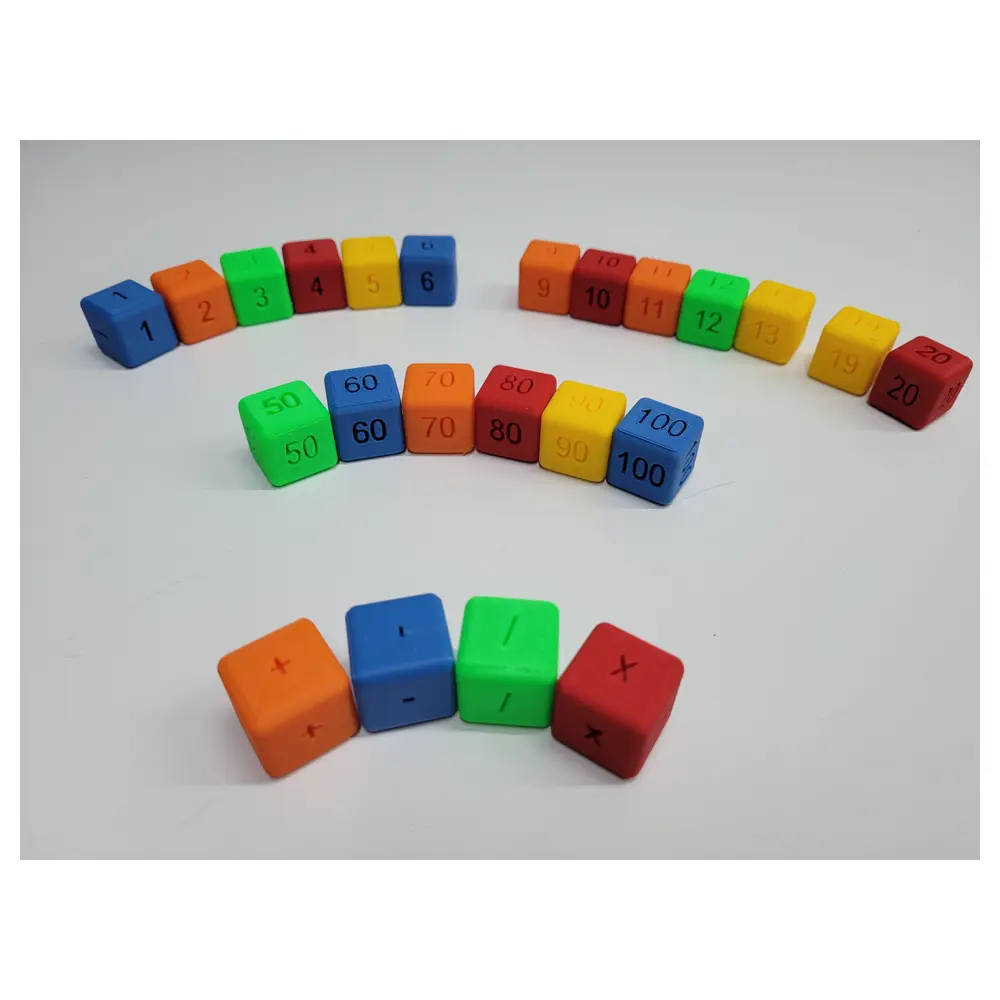 Numeric Cubes Math Symbols Calculation Tools Educational Toys Learning Aids Geometry