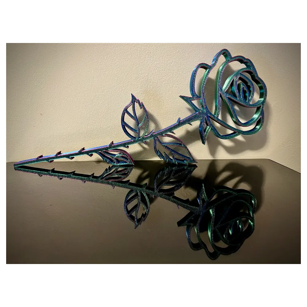 Rose Desk Art Quality Decor Floral Arrangement Decorative Art Home Decor Rose Flowers Arrangement