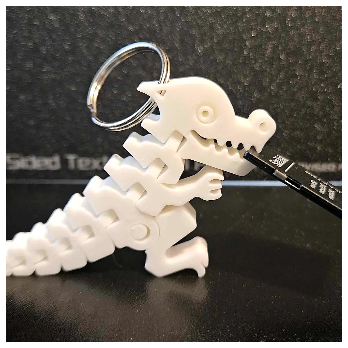 Flexible Dino Keychain Toy Parts Replacement Parts Dinosaur Collectibles Car Decoration Universal Accessory