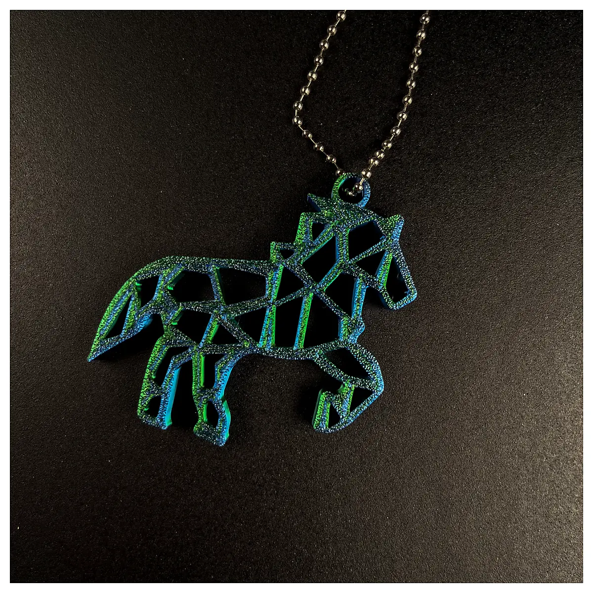 Horse Keychain Decoration Gift Animal Riding Memorial Accessories Horse Parts