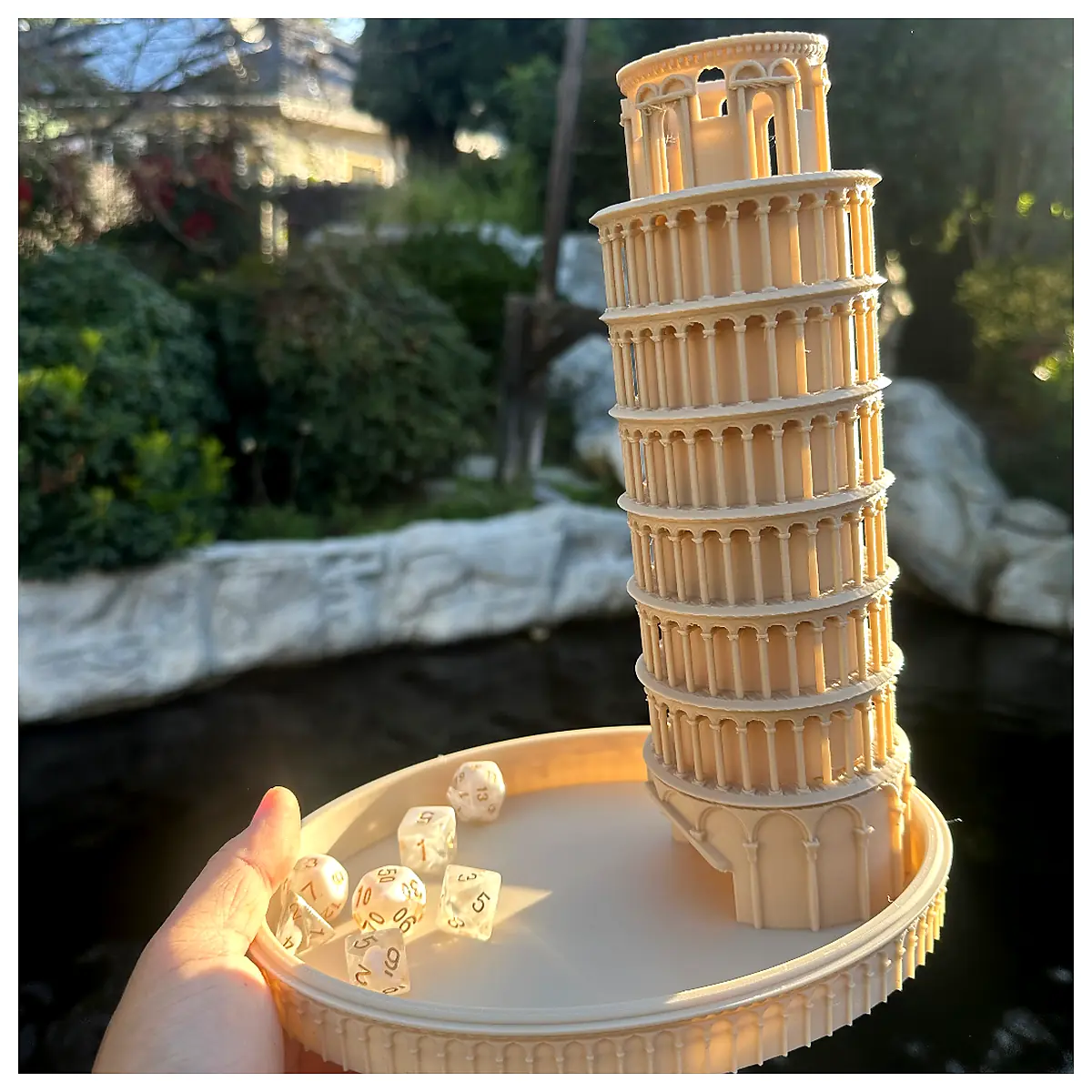 Leaning Dice Tower Rolling Game Accessories Repair Parts Upgrade Gaming Fun