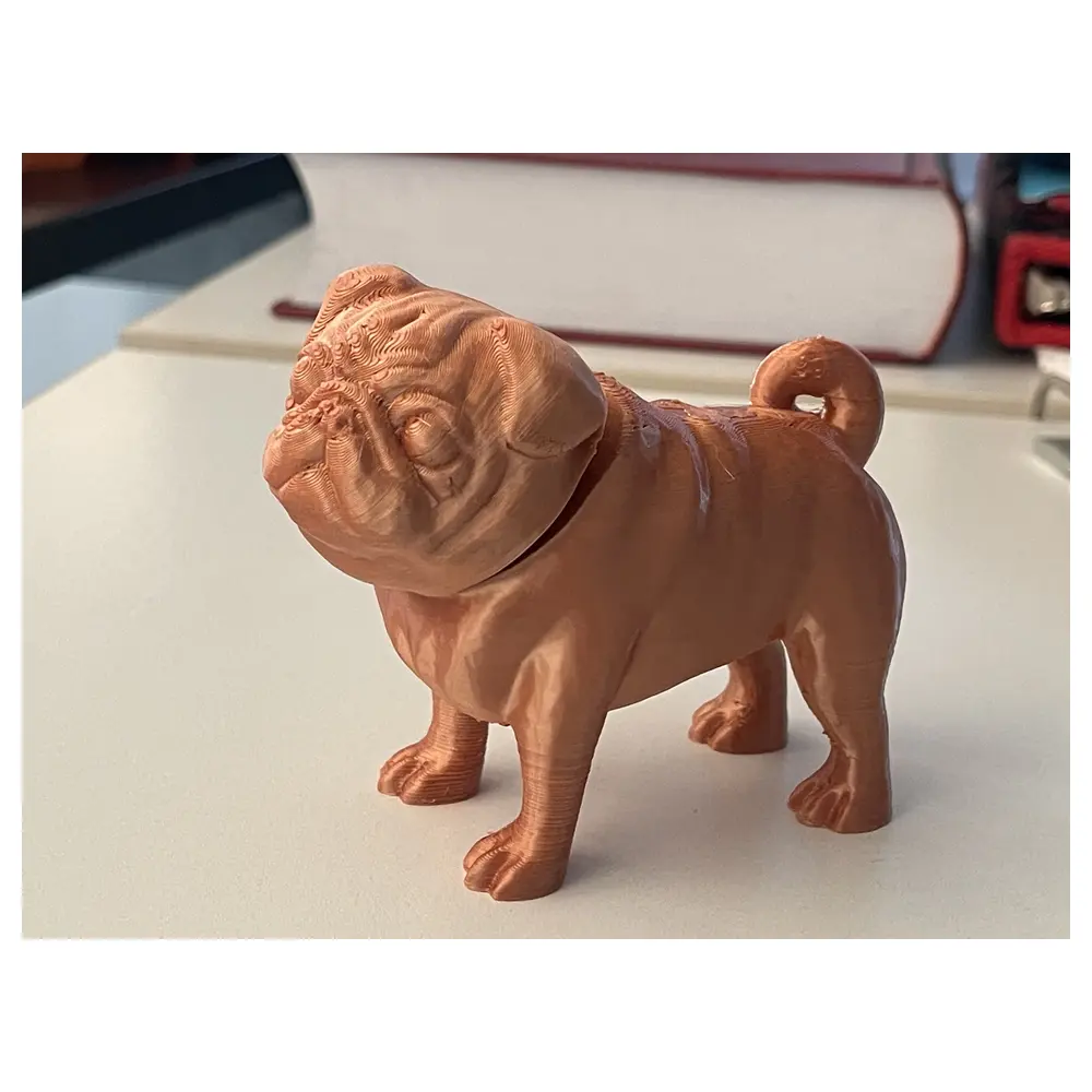 Pug Bobblehead Dog Figurine Cute Pug Toy Gift Table Decoration Snack Holder Replacement Parts
