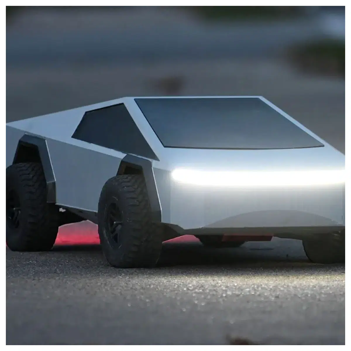 3D Printed RC CyberTruck 4WD 4 Wheel Steering Model Car Remote Control Toy Truck Cyberpunk Vehicle Kit Scale Model Accessories