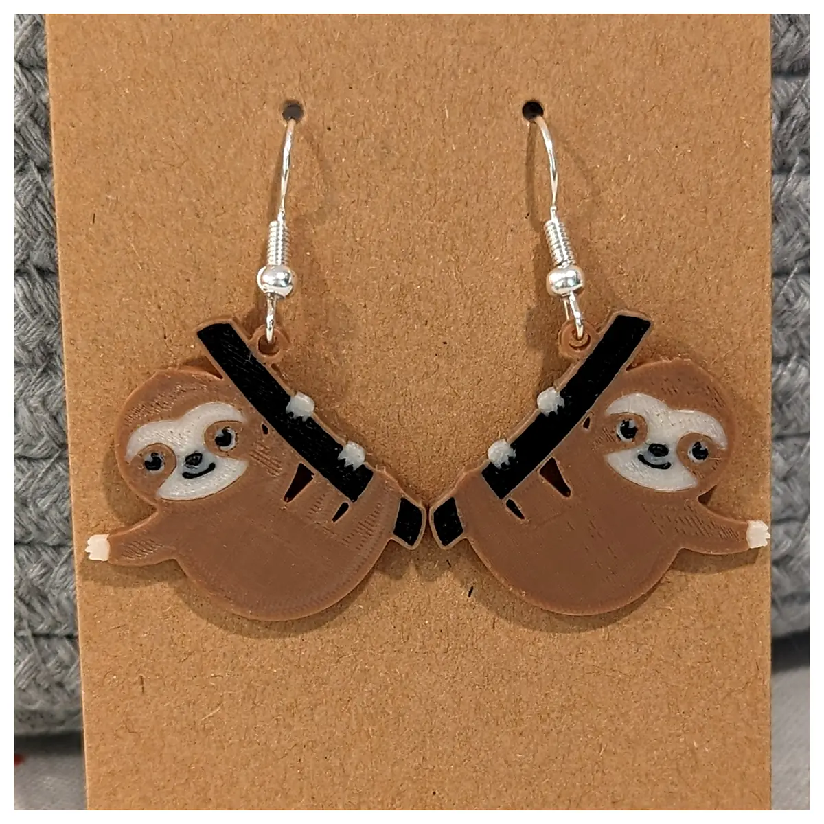 Sloth Earrings Drop Pendants Animal Charms Casual Fashion Gift Wholesale