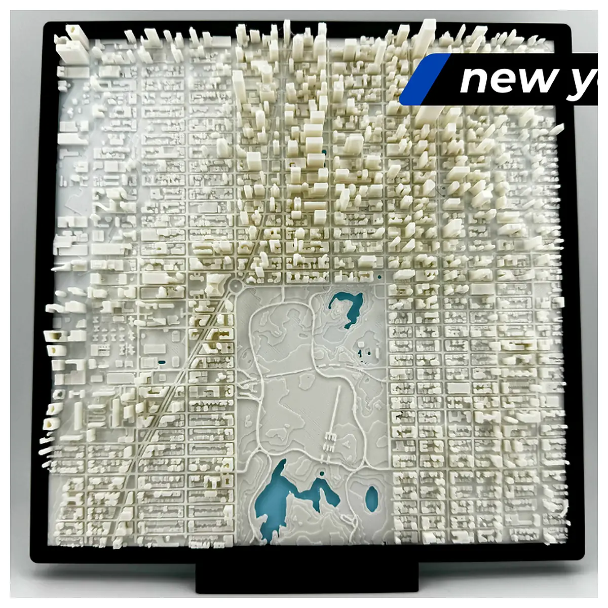 Central Park NYC TinyCity 3D Model Miniature City Architecture Toys 3D Model
