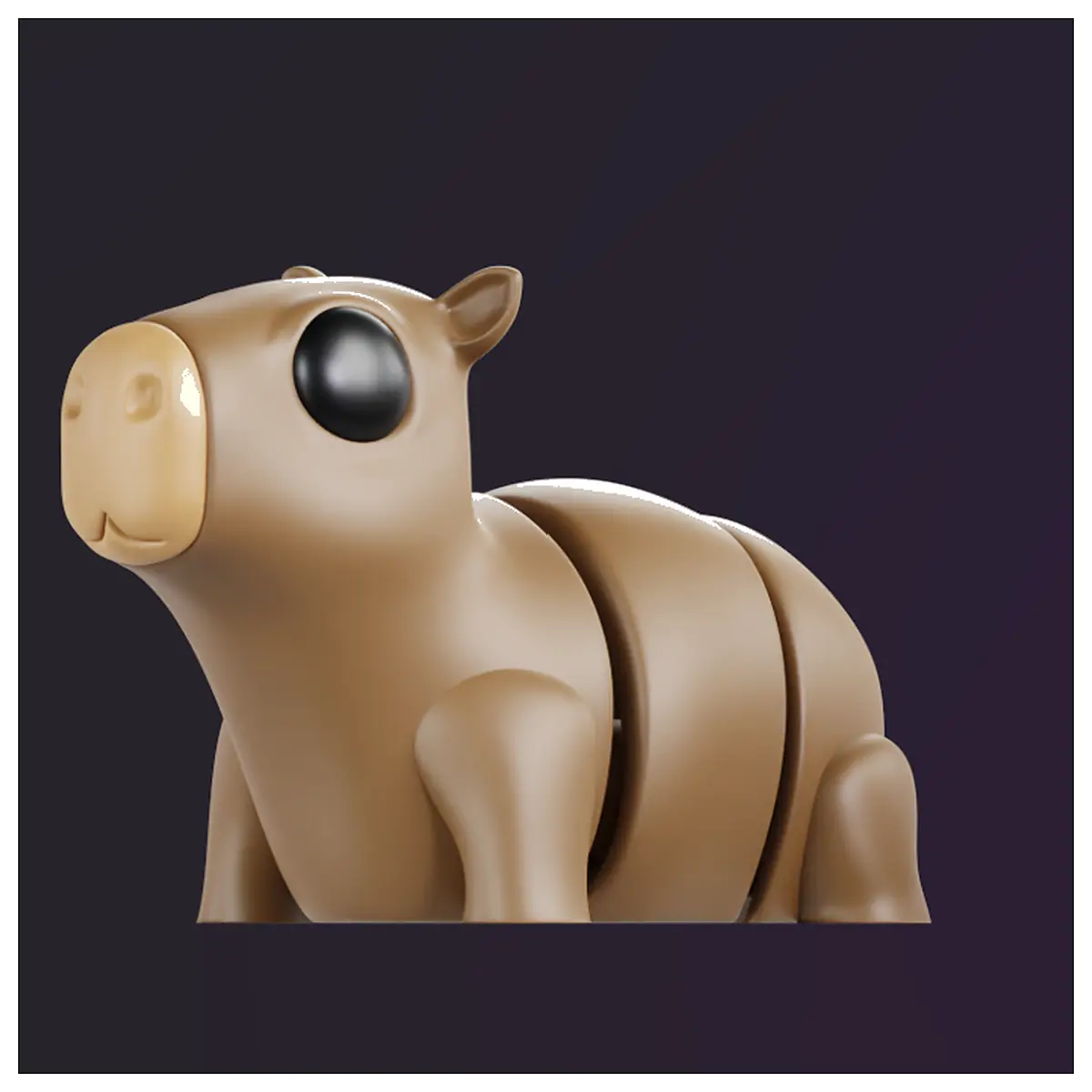 Large Capybara Toy Pet Capybara Simulation Capybara Puzzle Toy Brain Toy Pet Accessories Patch