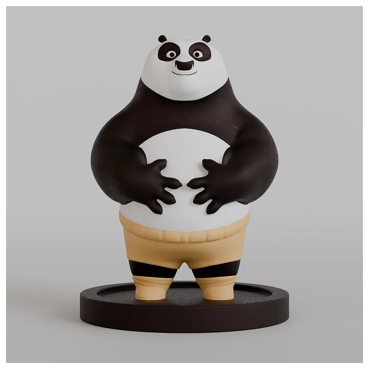 Po Model 4 Print Figure Toy Anime Collectible Character Model Patch