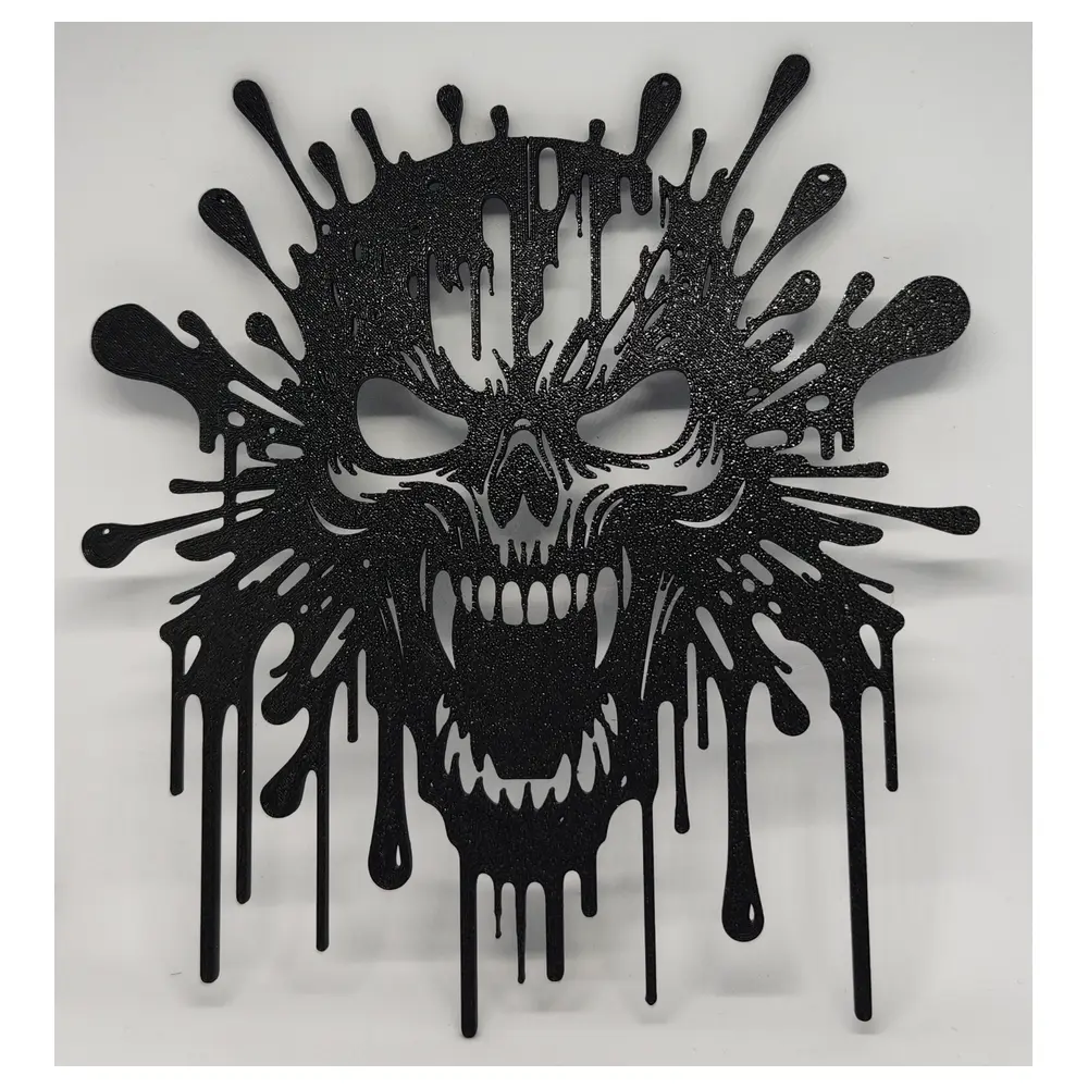 Skull Splash 3D Wall Art Abstract Wall Decor Modern Wall Hanging Geometric Wall Art Wall Painting Wall Stickers