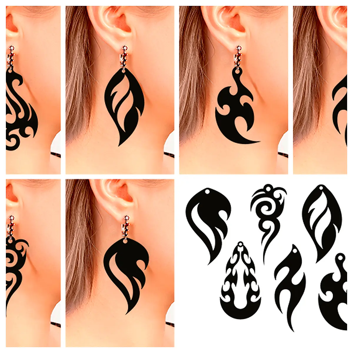 Tribal Earrings Wholesale Jewelry Silver Ethnic Handmade Craftsmanship Purchase Order