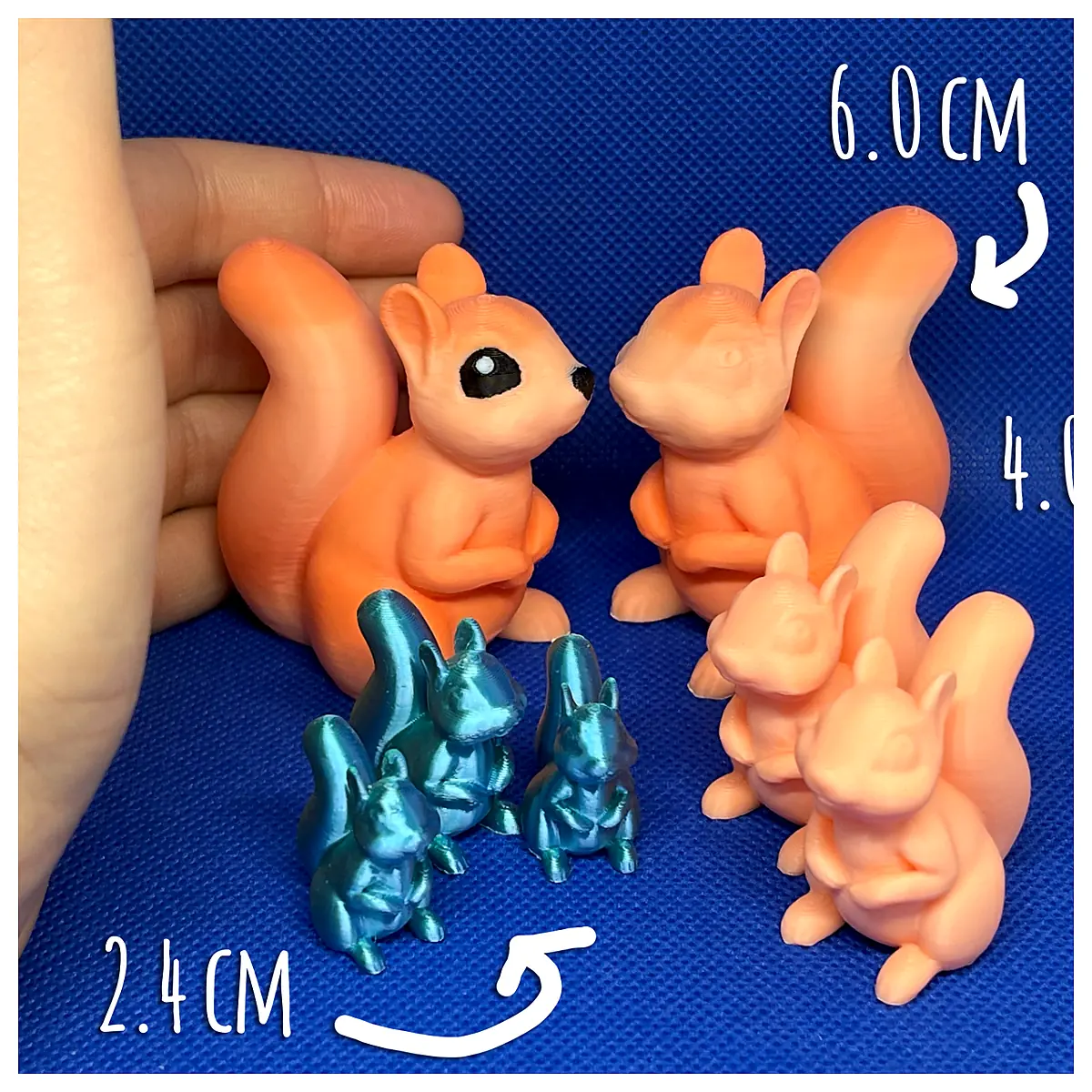 Cute Squirrel Family Toys Educational Toys Babies Toddler Learning Development Early Childhood Education