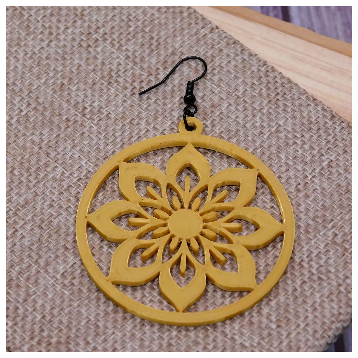 Round Flower Earrings Floral Stud Earrings Decorative Earrings Elegant Fashion Flower Jewelry Wholesale