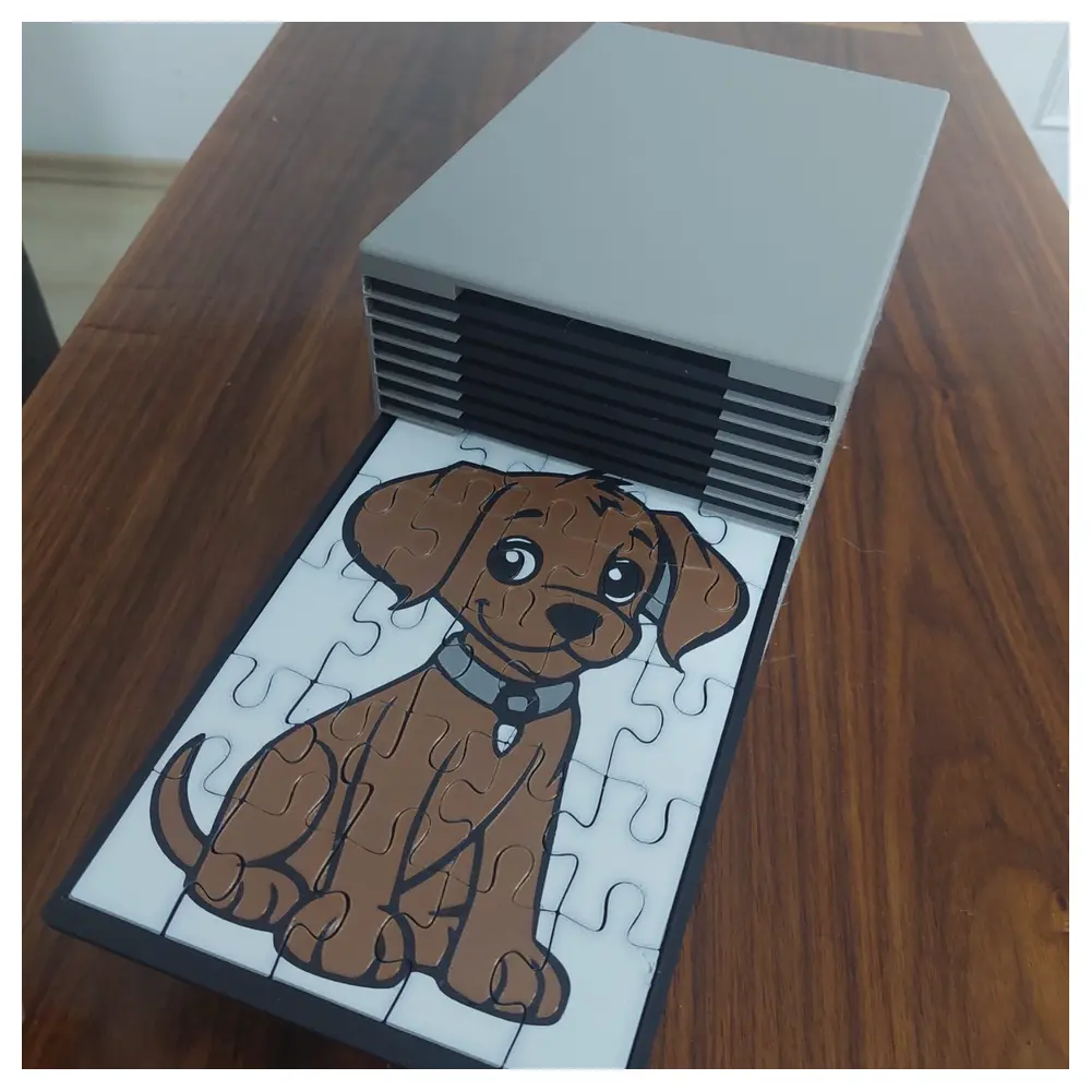 15 Piece Puzzle Container Kids Puzzles Jigsaw Puzzle Storage Box Brain Teaser Educational Toys Puzzle Collection