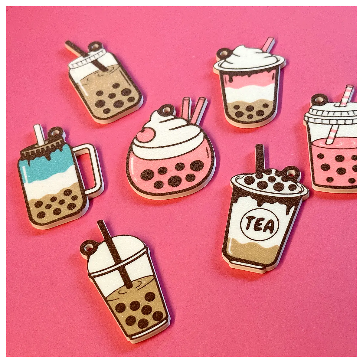 Keychains Bubble Tea Commercial License Wholesale Retail Beverage Accessories Coffee Shop Equipment Money Cups