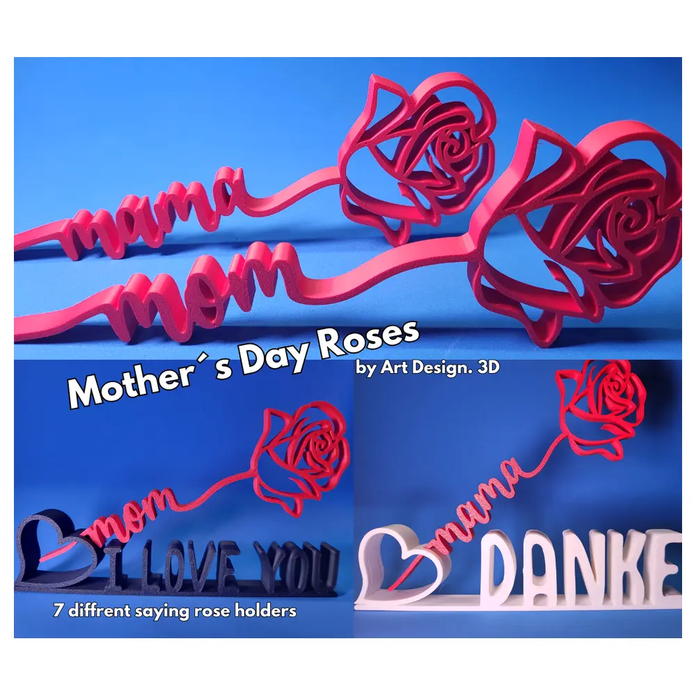 Mother s Day Roses Photo Holder Sentiment Gift Frame Floral Bouquet Father s Day Mom Gift Paper Picture Frame Memories