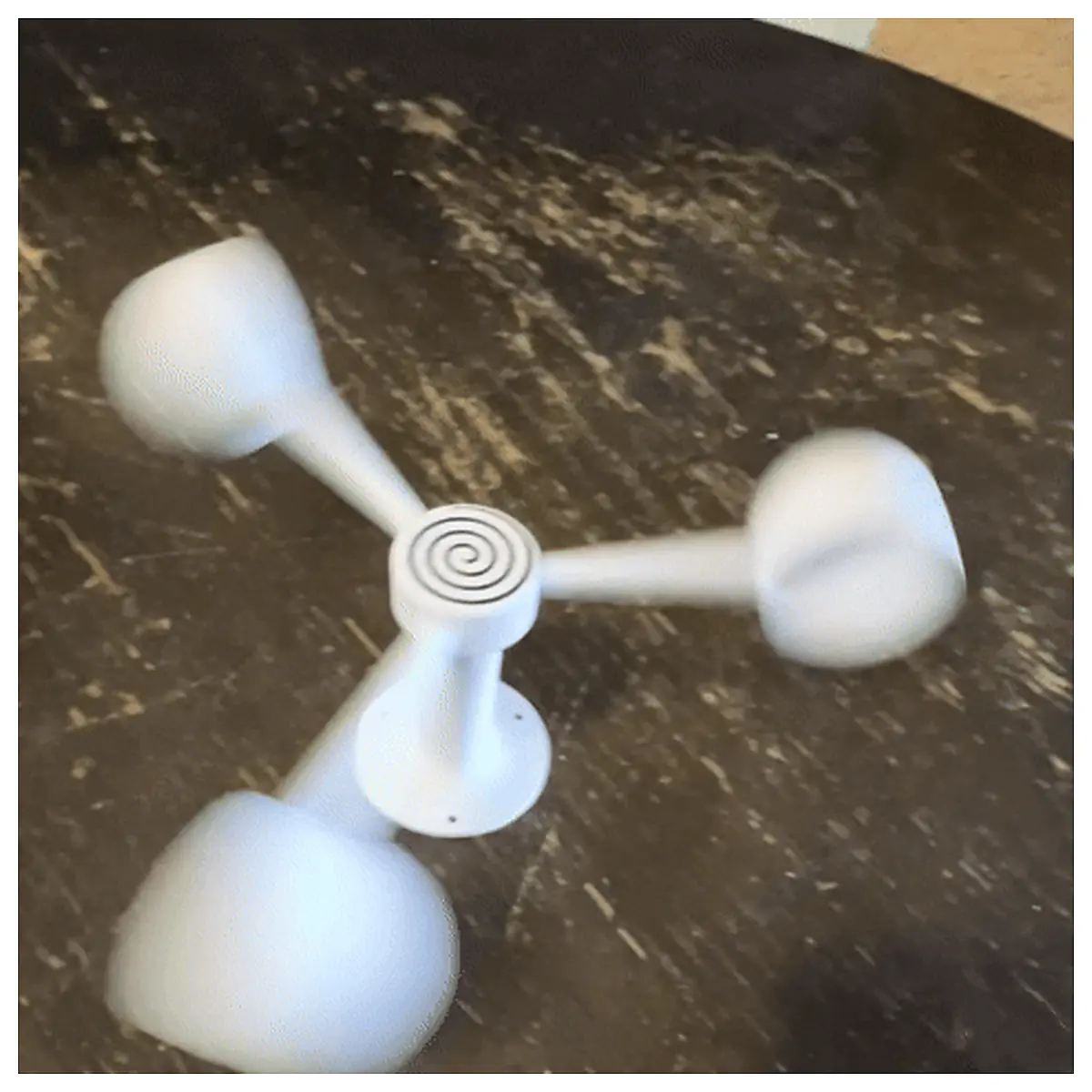 3D Printed Anemometer Wind Cups Measure Wind Speed Weather Outdoor Sports Smart Wind Speed