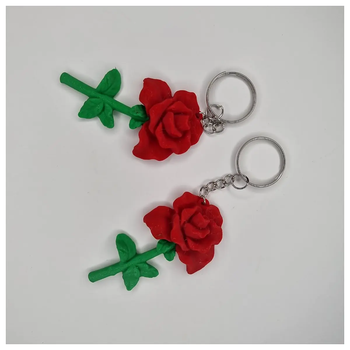 Mother s Day Gift Flower Keychain Present for Mom Floral Keepsake Car Charm Anniversary Gift