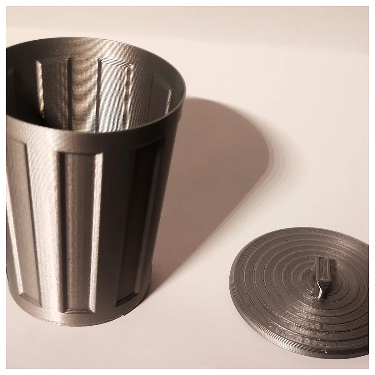 Creative Vase Trash Can Decorative Wastebasket Home Decor Parts Repair Gift Ideas