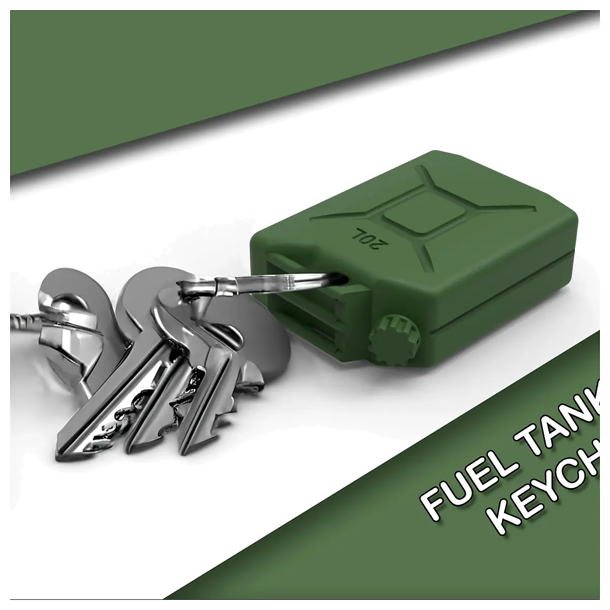 20L Fuel Tank Keychain Portable Fuel Container Auto Parts Refueling Emergency