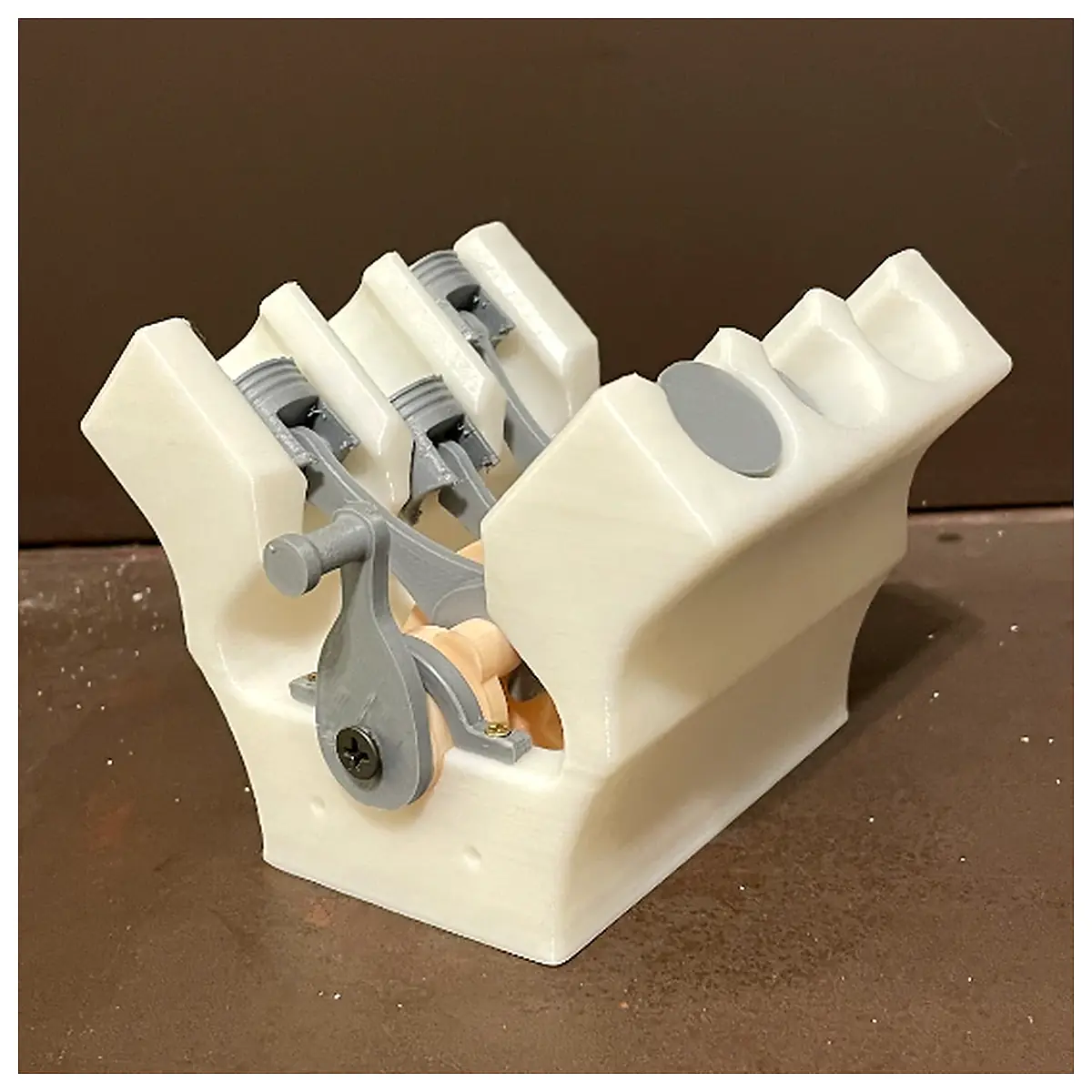 V6 Working Engine Model Parts Repair Simulation Learning Automotive Model