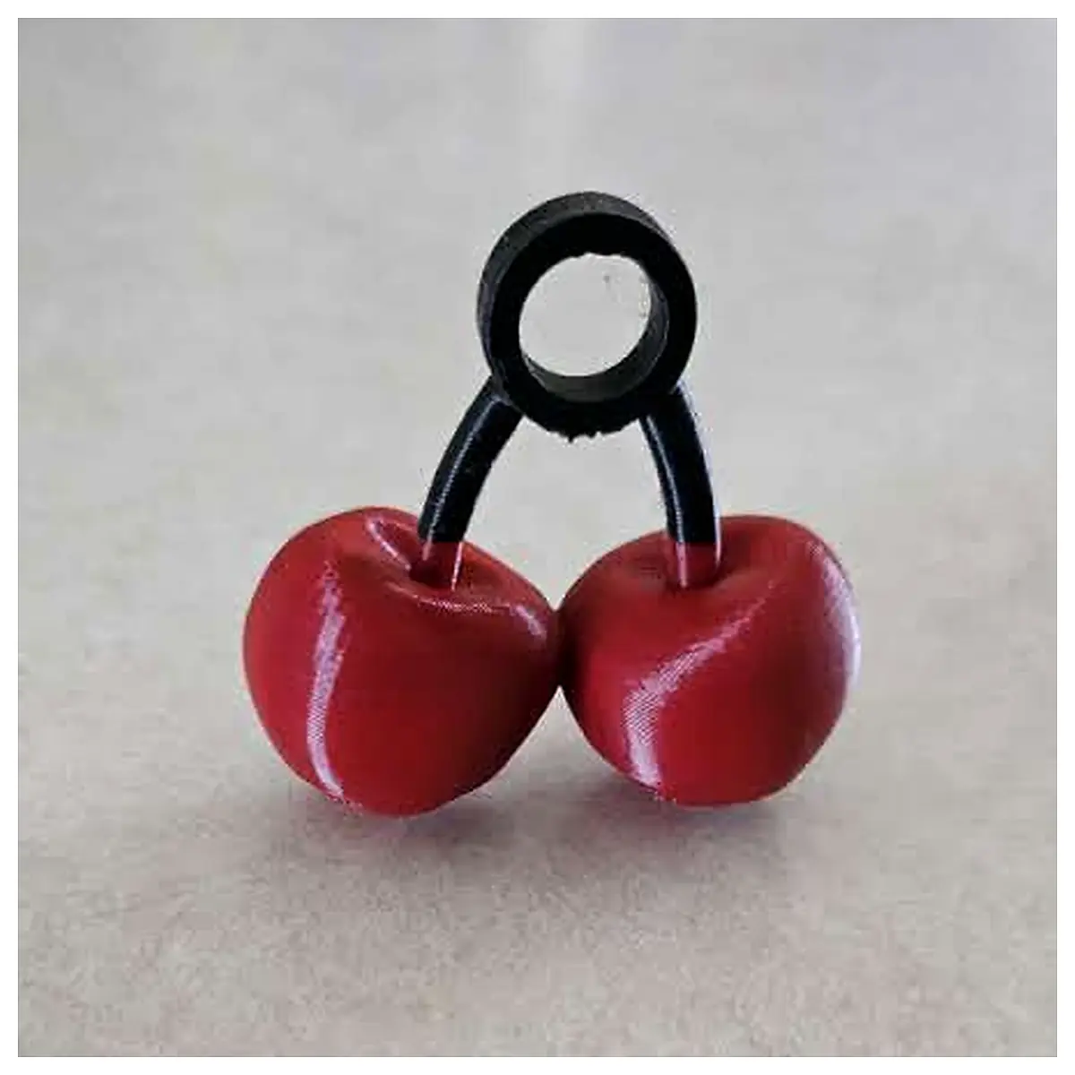 Cherry Keychain Car Accessories Decoration Hanging Keychains Auto Parts Automotive Decor Gift