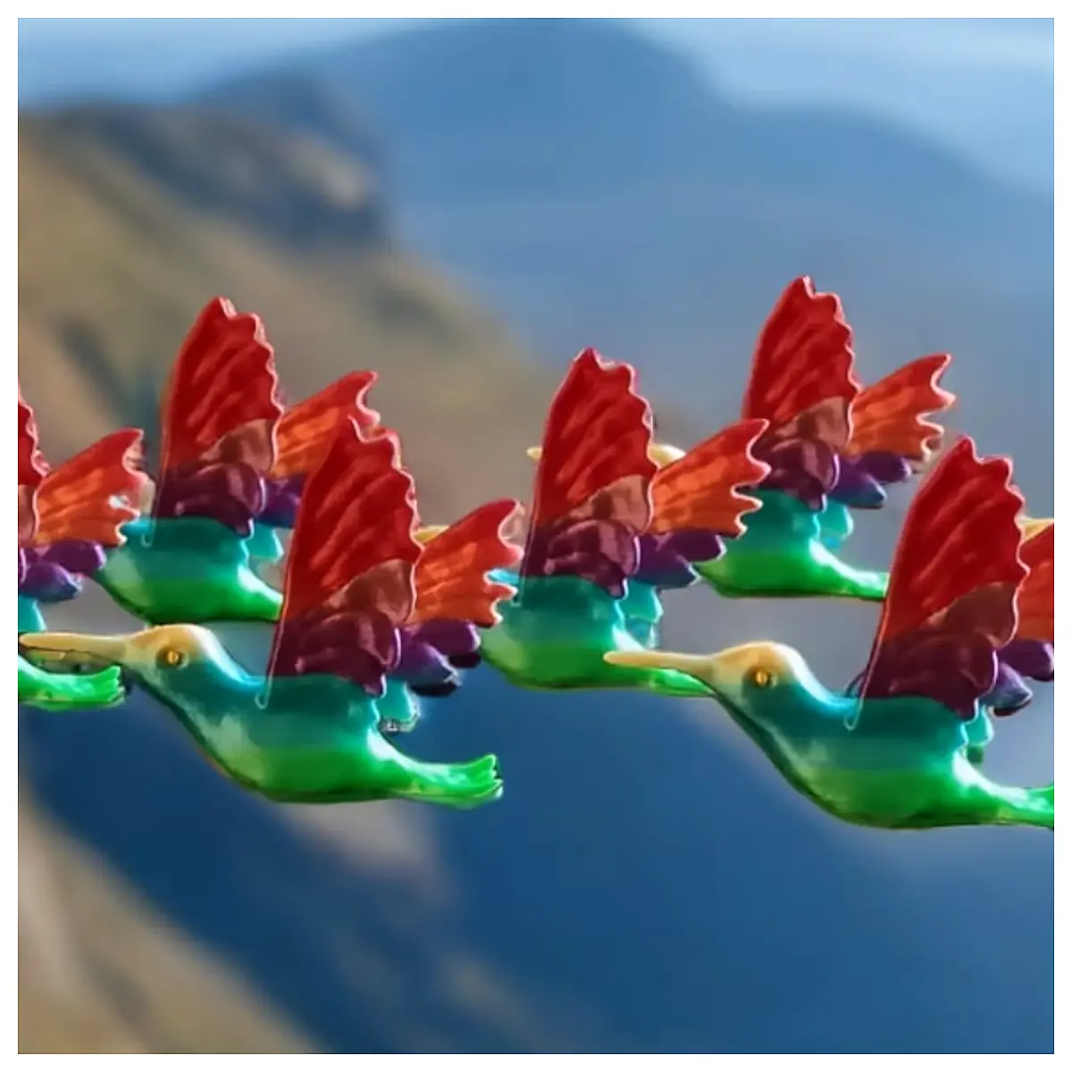 Multicolor Bird Toy Bird Figures ful Bird Toys Bird Parts Accessories Replacement Parts