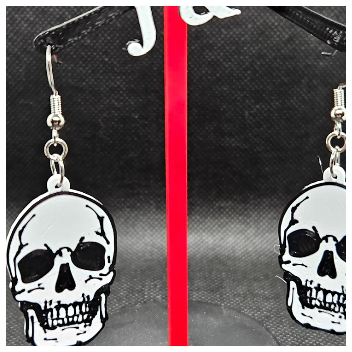 Skull Earrings Women Decor Black Devil Trendy Jewelry Elegant Wholesale Retail