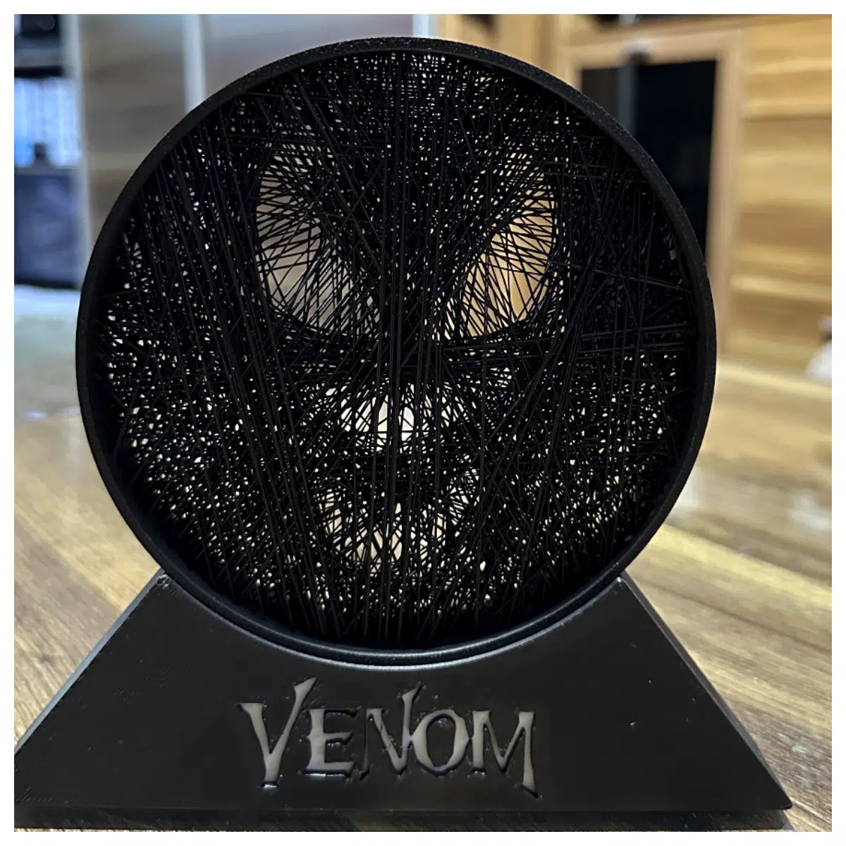 Marvel Comics String Art VENOM Art Prints Comic Book Decor String Art Supplies Universal Crafting Kit Repair Parts