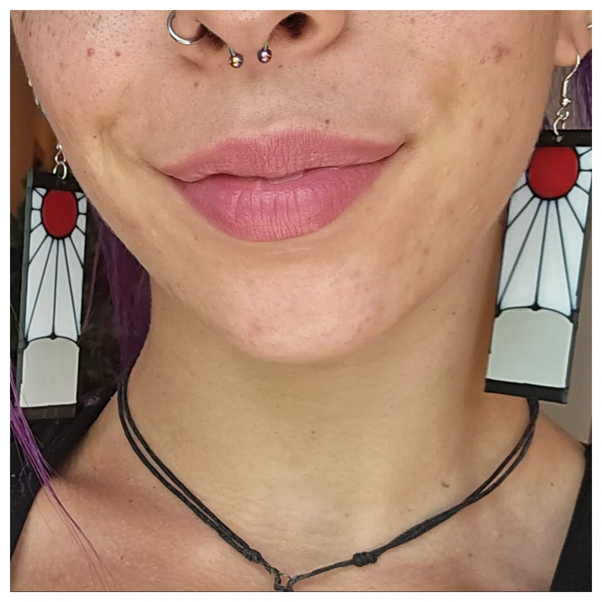 Demon Slayer Earrings Tanjiro Kamado Earrings Anime Earrings Demon Slayer Accessories Roleplay Cosplay