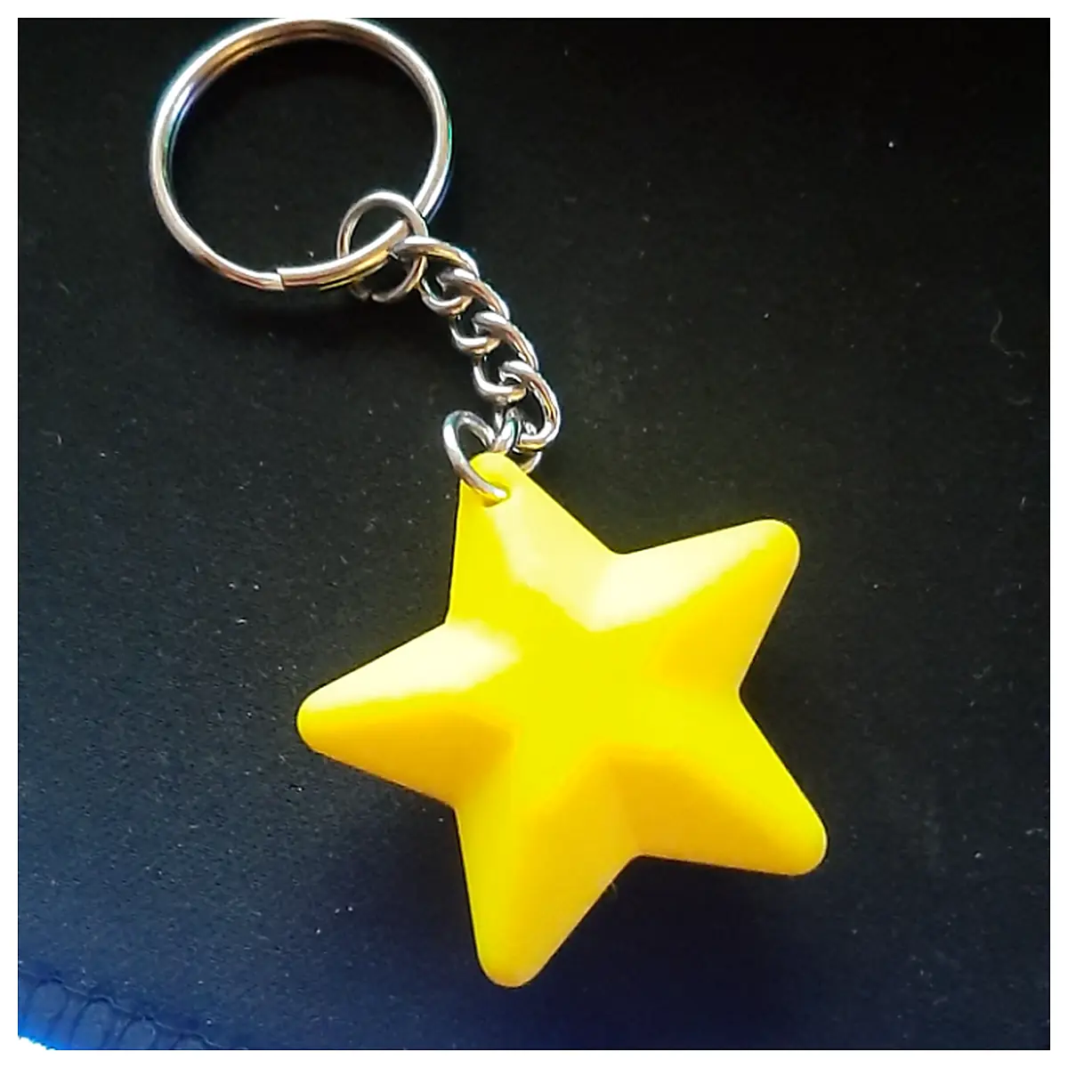 Star Keychain Charm Keyring Star Decoration Car Accessories Repair Parts Hanging Ornament