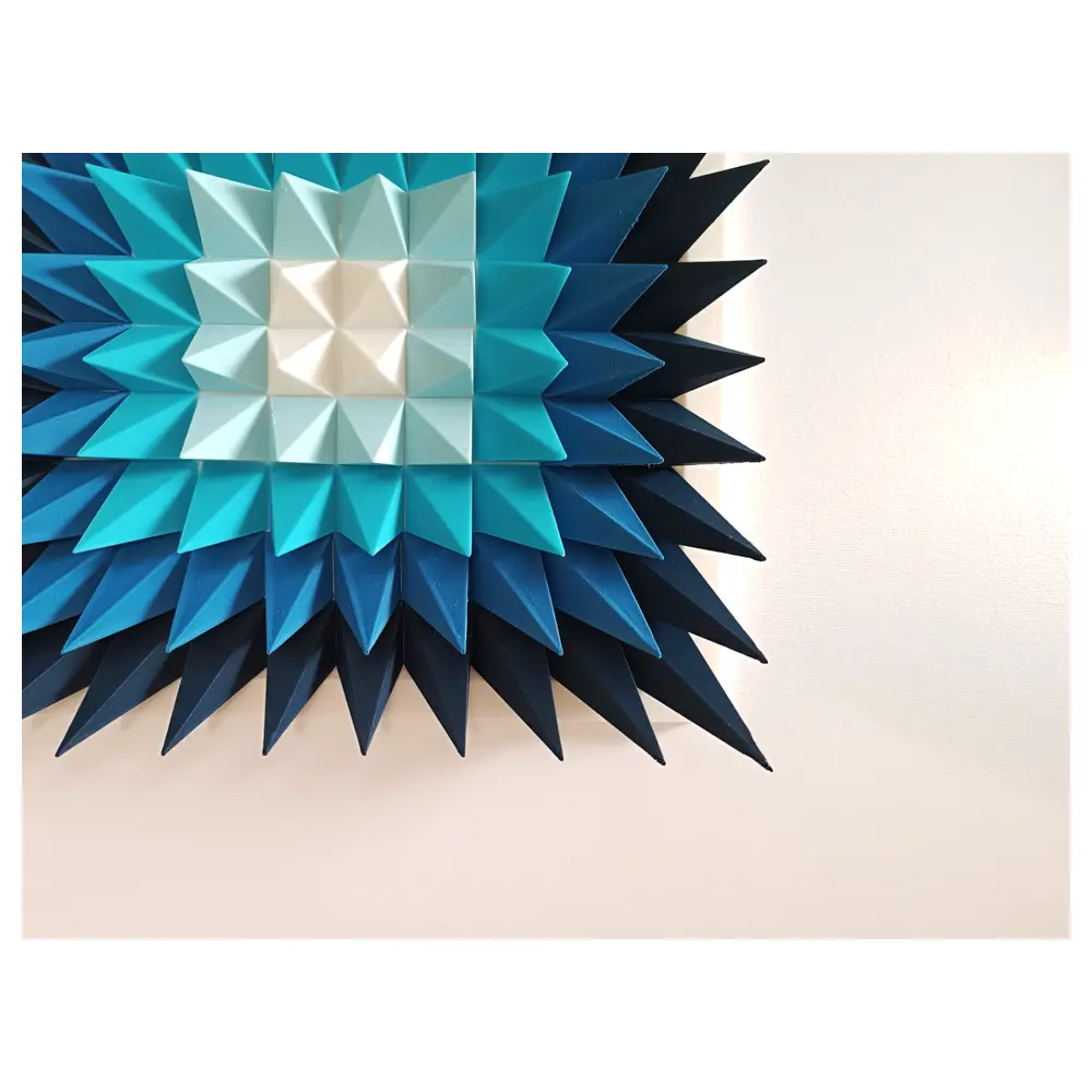 Blue 3D Wall Sculpture Drop Art Hanging Decor Modern Wall Art Abstract Water Drop Wall Decor Multi Options