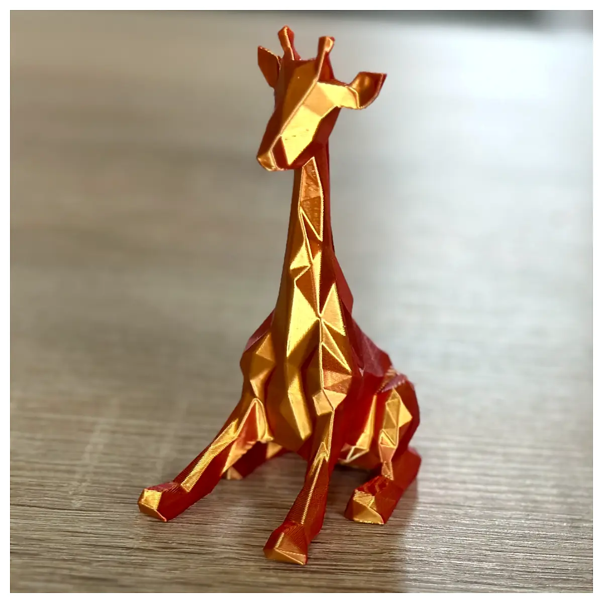 Low Poly Giraffe Model Download 3D Printing Art Animation Scene Assets