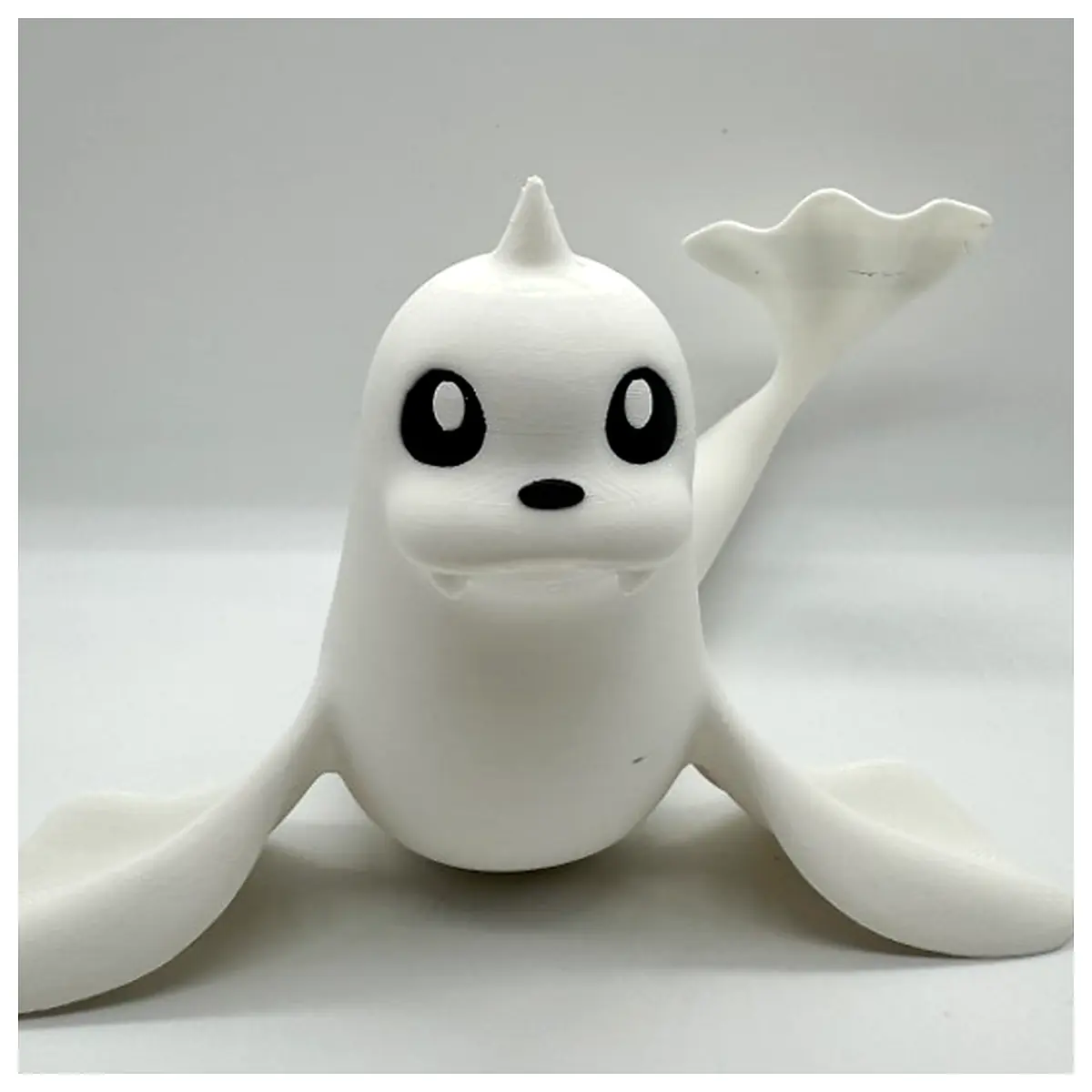 Dewgong Plush Toy Ice Creature Pet Ice Block Play Accessories Kids Roleplay Figure