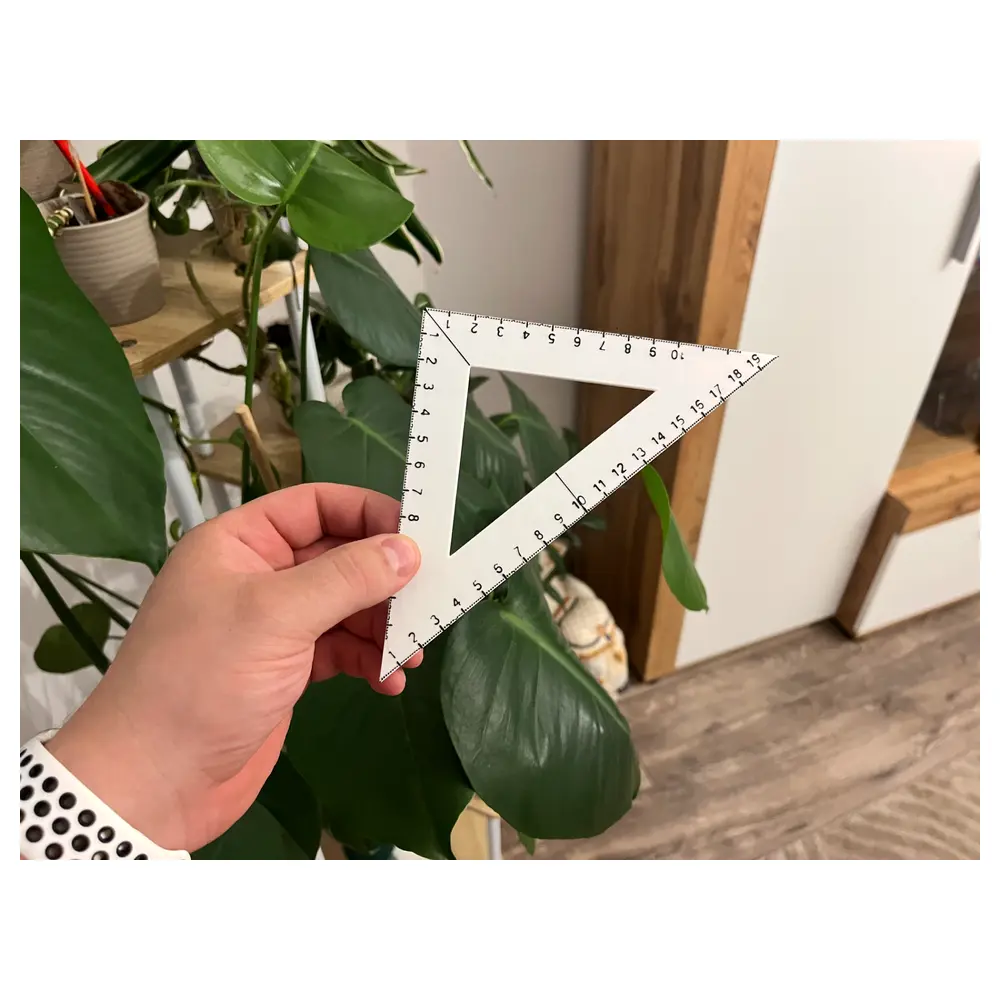 Triangle Ruler Set Square Angle Finder Drafting Tool Precision Measurement Geometry Tool Construction