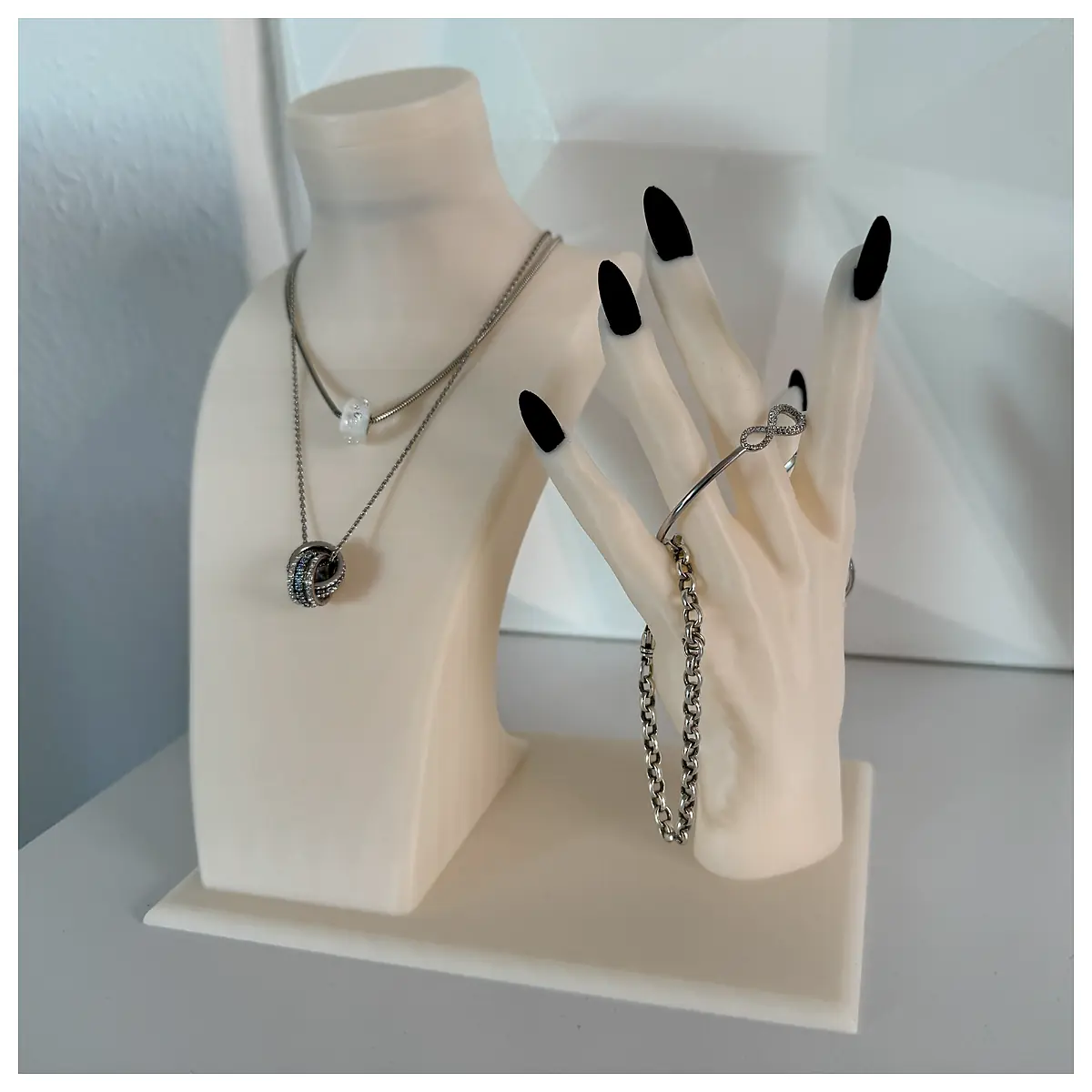 Jewelry Display Stand Jewelry Organizer Display Case Necklace Bracelet Ring Holder Multi Tiered Storage Accessory Display