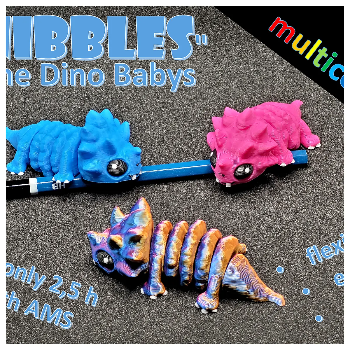 Dino Baby Toy Flexible Educational Toys Kids Playtime Replacement Parts Repair Universal Babys
