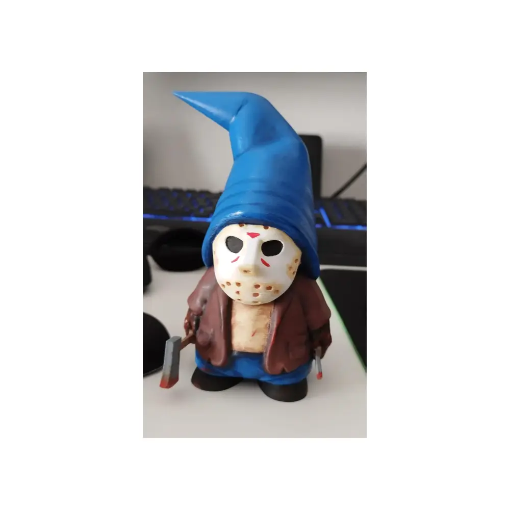 Murder Gnome Garden Tool Miniature Statue Decor Figurine Gift Toy Halloween Decoration