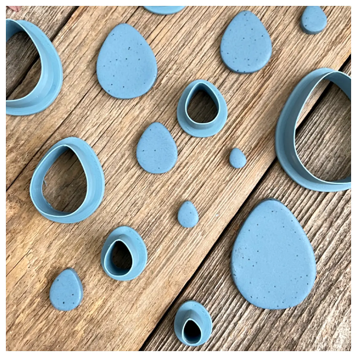 Egg Clay Earring Cutter Tool Jewelry Making Supplies Crafting Accessories DIY Projects