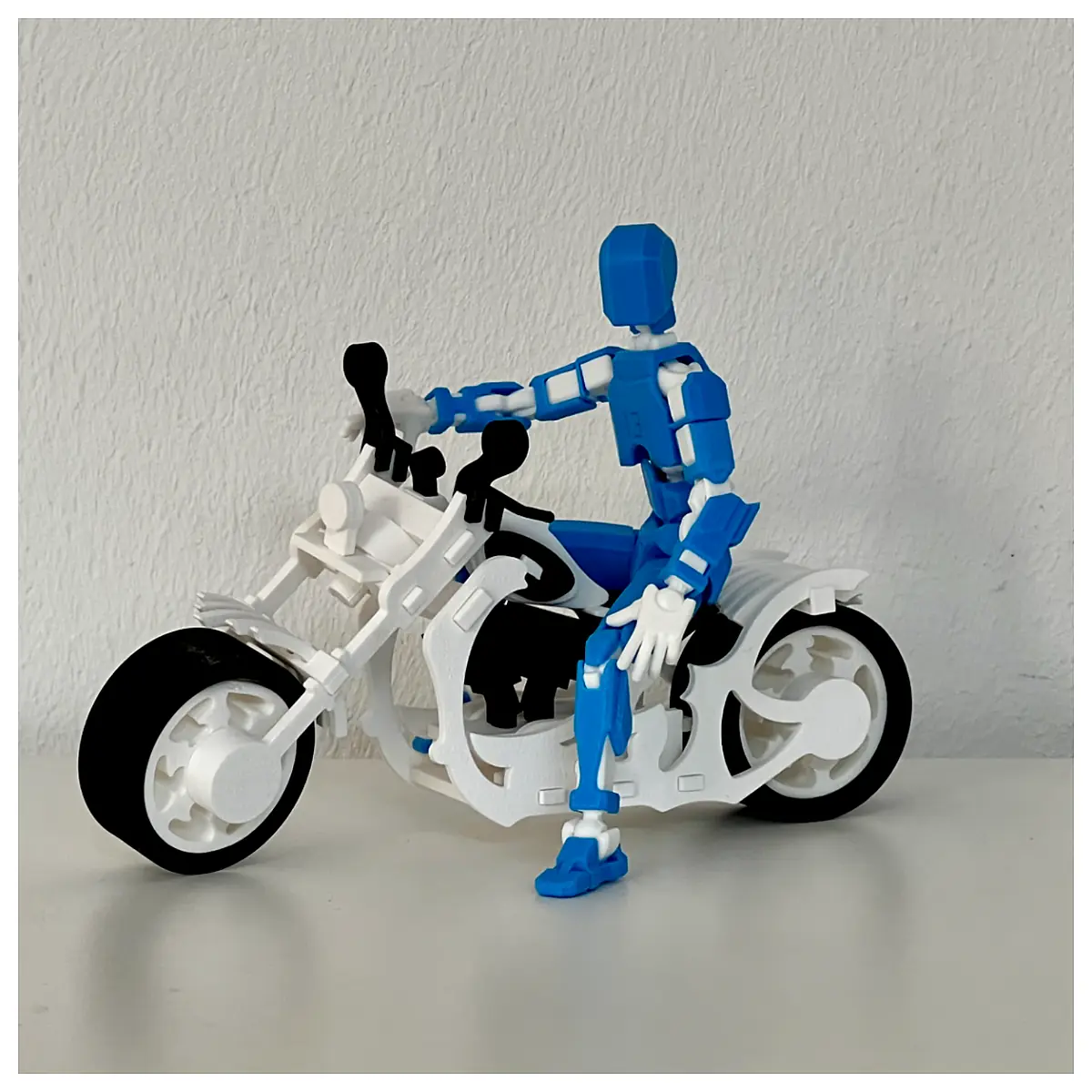 Motorcycle Puzzle Assemble Multiple Angles Complete Parts Hobby Collection Model Toy Brain Teaser
