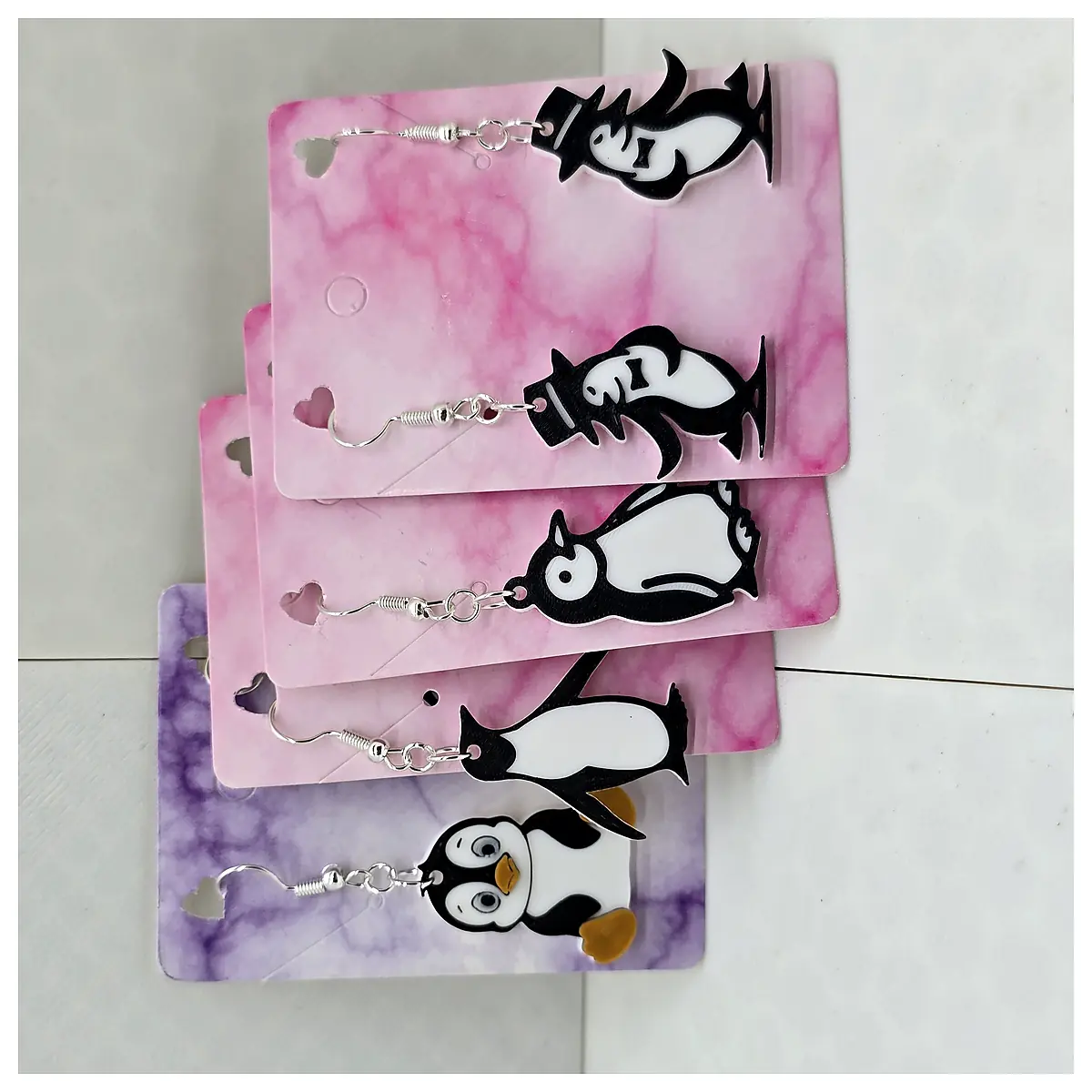Penguin Earrings Women s Fashion Jewelry Elegant Cute Ice Snow Theme Gift Accessories