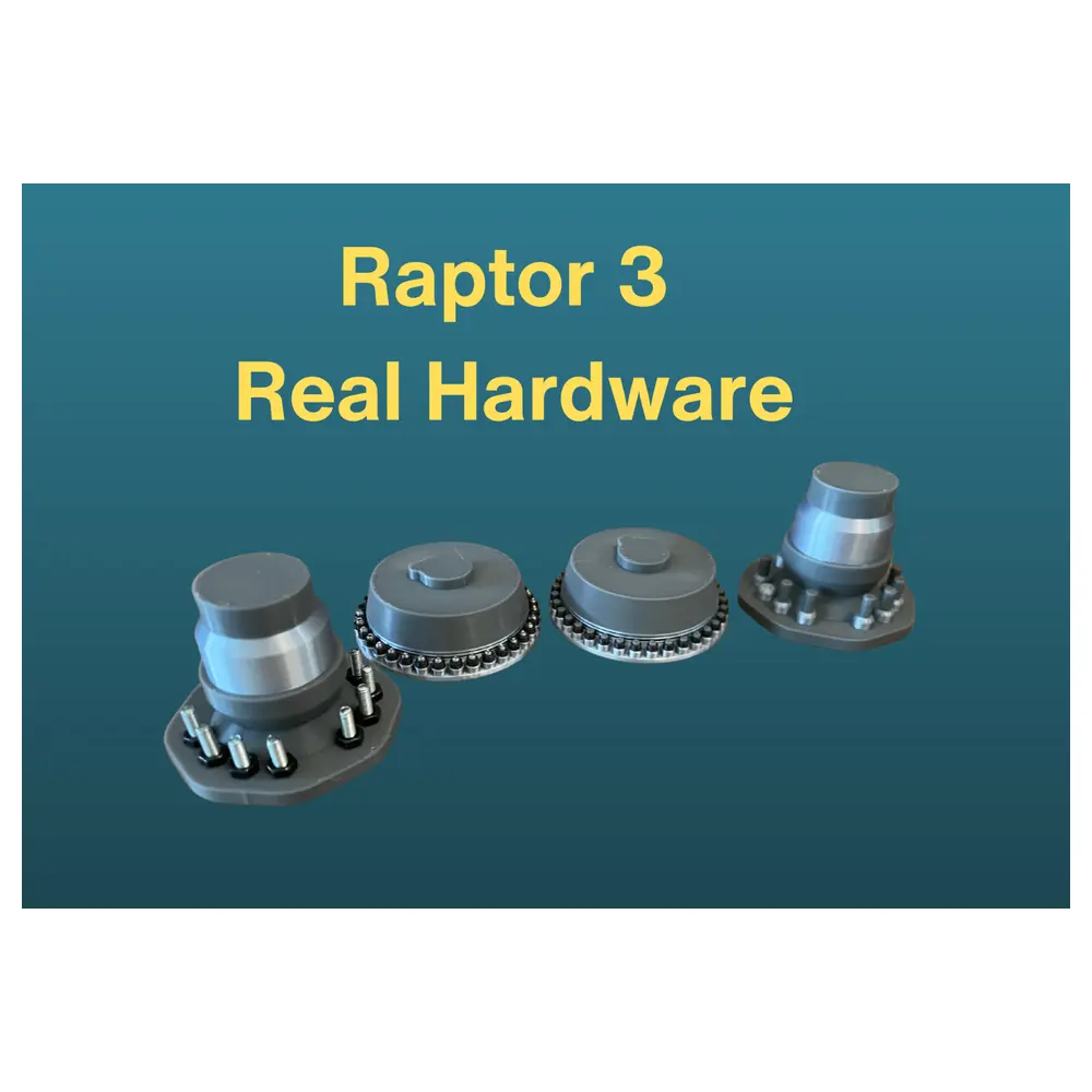 Raptor 3 Engine Upgrade Parts Repair Components Performance Tuning Hardware Remix