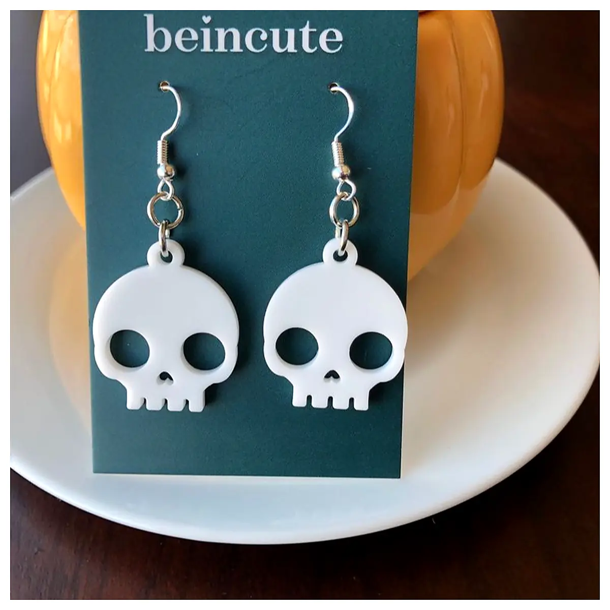 Skull Earrings Women Gothic Black Trendy Jewelry Accessories Decoration Purchase Wholesale