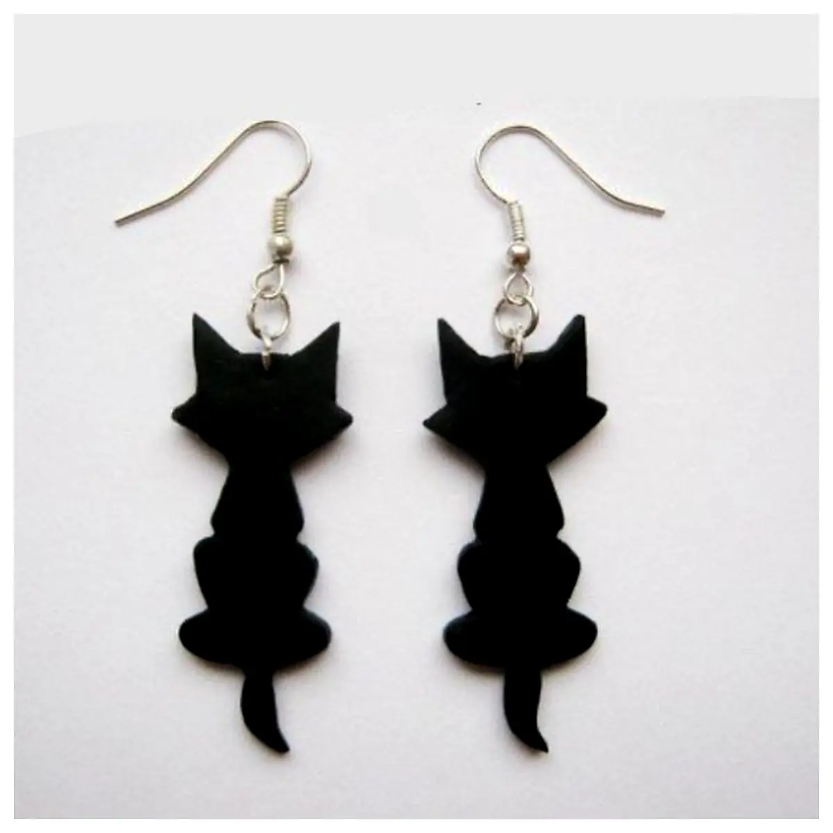 Cat Earrings Jewelry Hoops Elegant Fashion Wholesale Retail