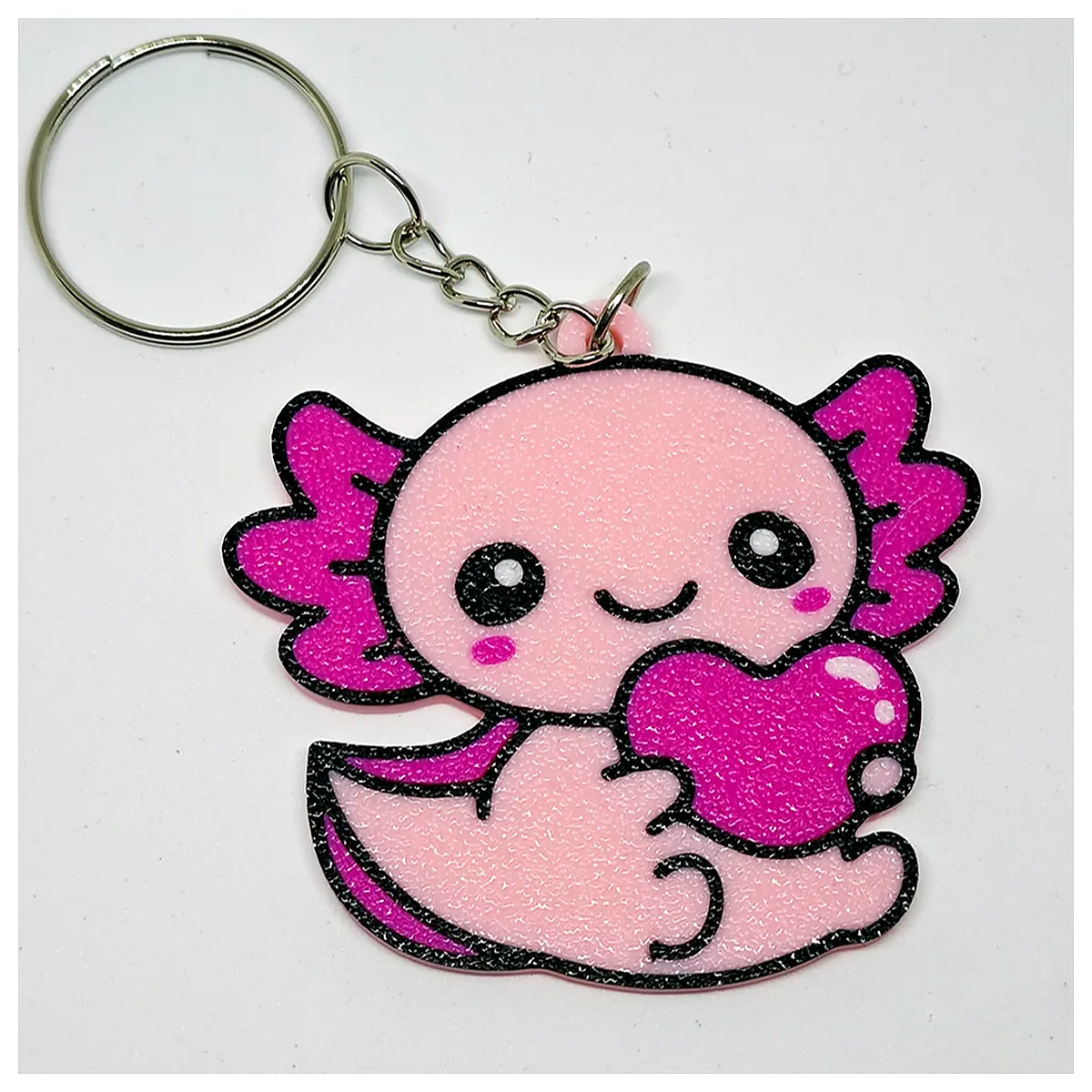 Axolotl Keychain Cute Pet Charm Axolotl Toy Decoration Axolotl Parts Accessories