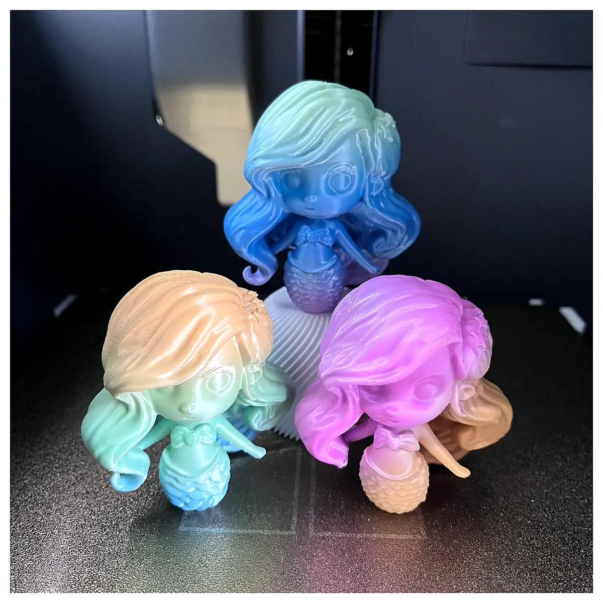 Mermaid Toy Realistic Ocean Figure Swimming Toys Kids Gift Underwater Repair Parts Accessories