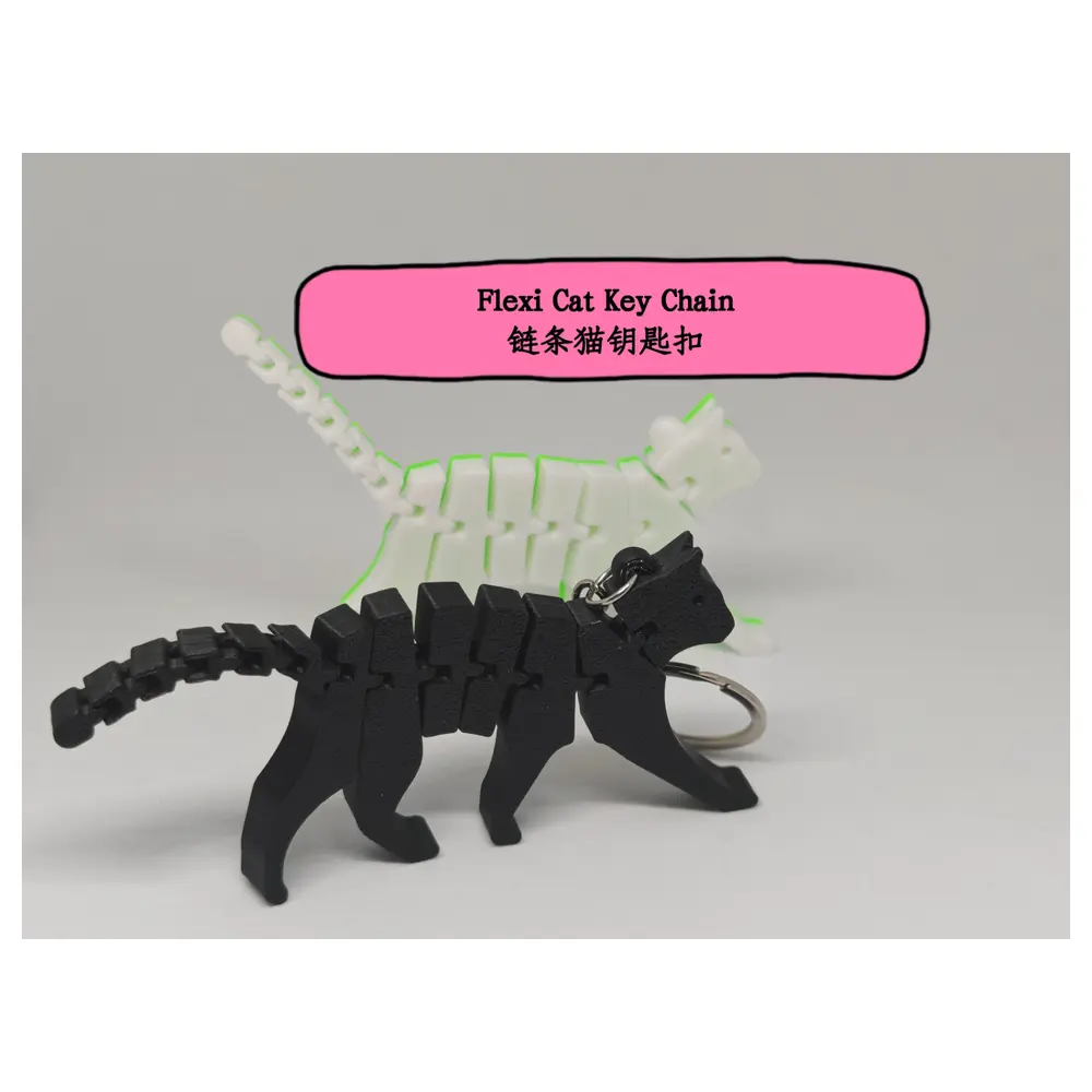 Cat Keychain Chain Cat Pendant Pet Accessories Mobile Phone Charm Universal Pet Decoration
