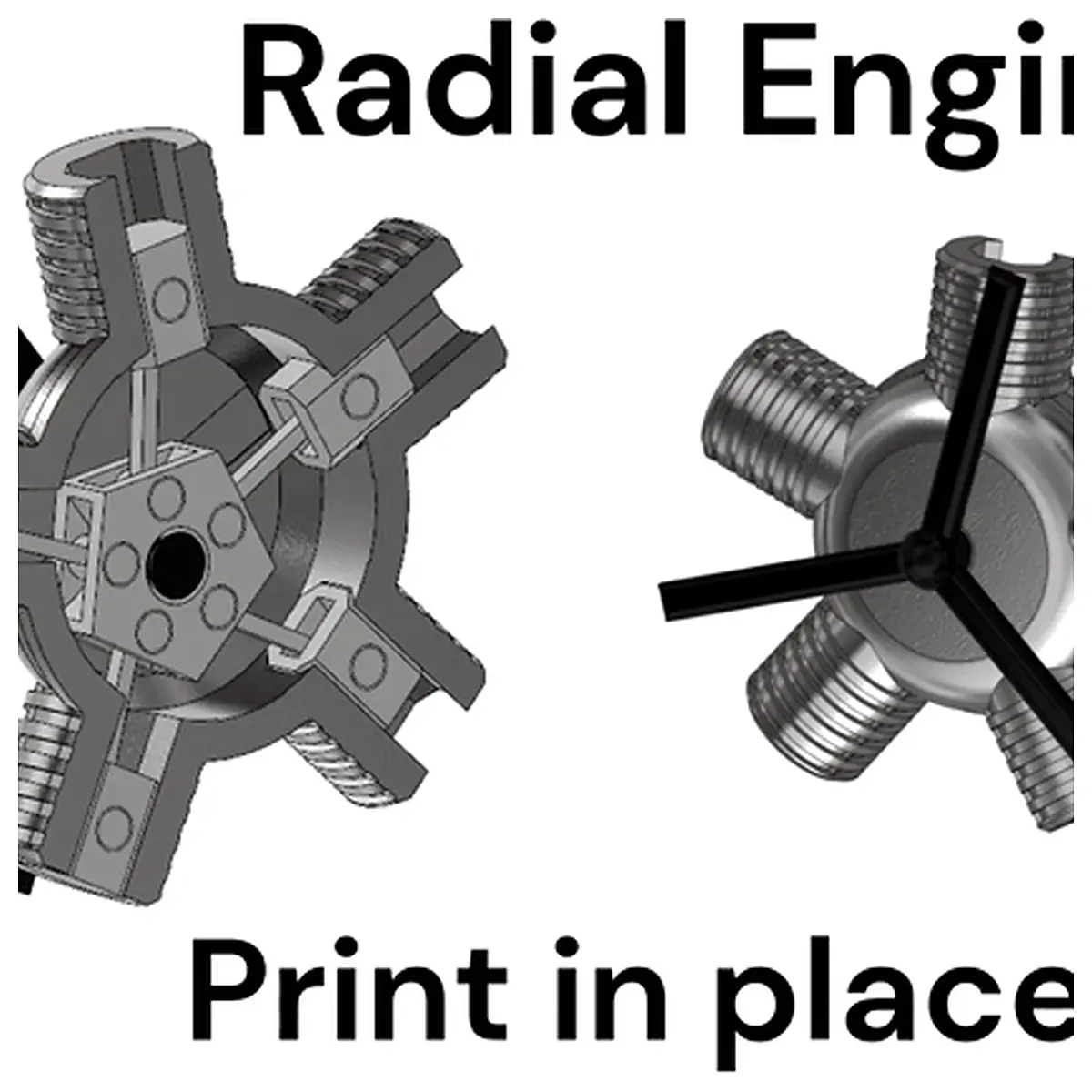 Radial Engine Parts Repair Accessories Universal Replacement Disassembly Maintenance Mechanical Parts