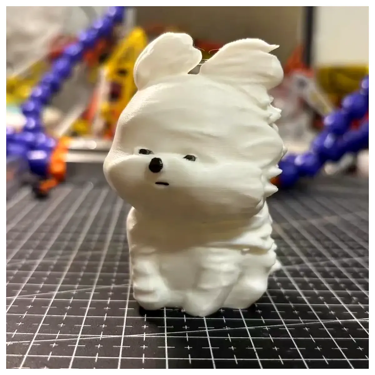 Windblown Dog Figurine Cute Pet Sculpture Decorative Accessory Replacement Parts Repair