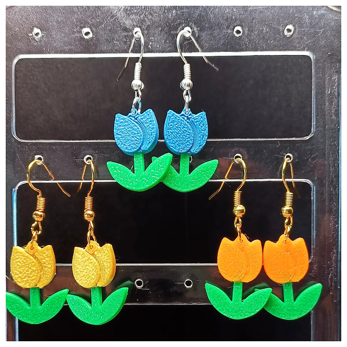 Tulip Earrings Universal Earring Flower Jewelry Repair Replacement Parts
