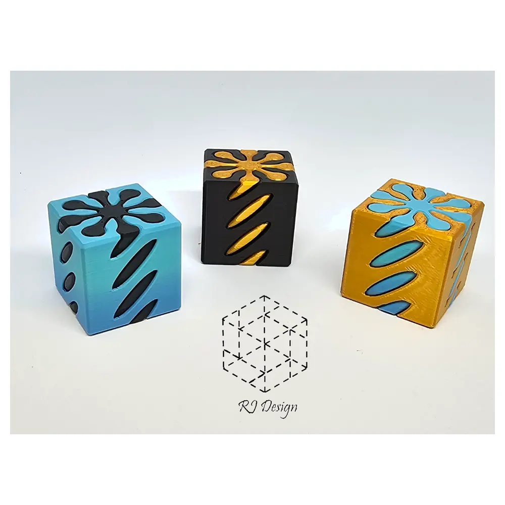 Vortex Cube Rotation Tricks Magnetic Cube Brain Teaser Puzzle Rotating Toys Mental Skills