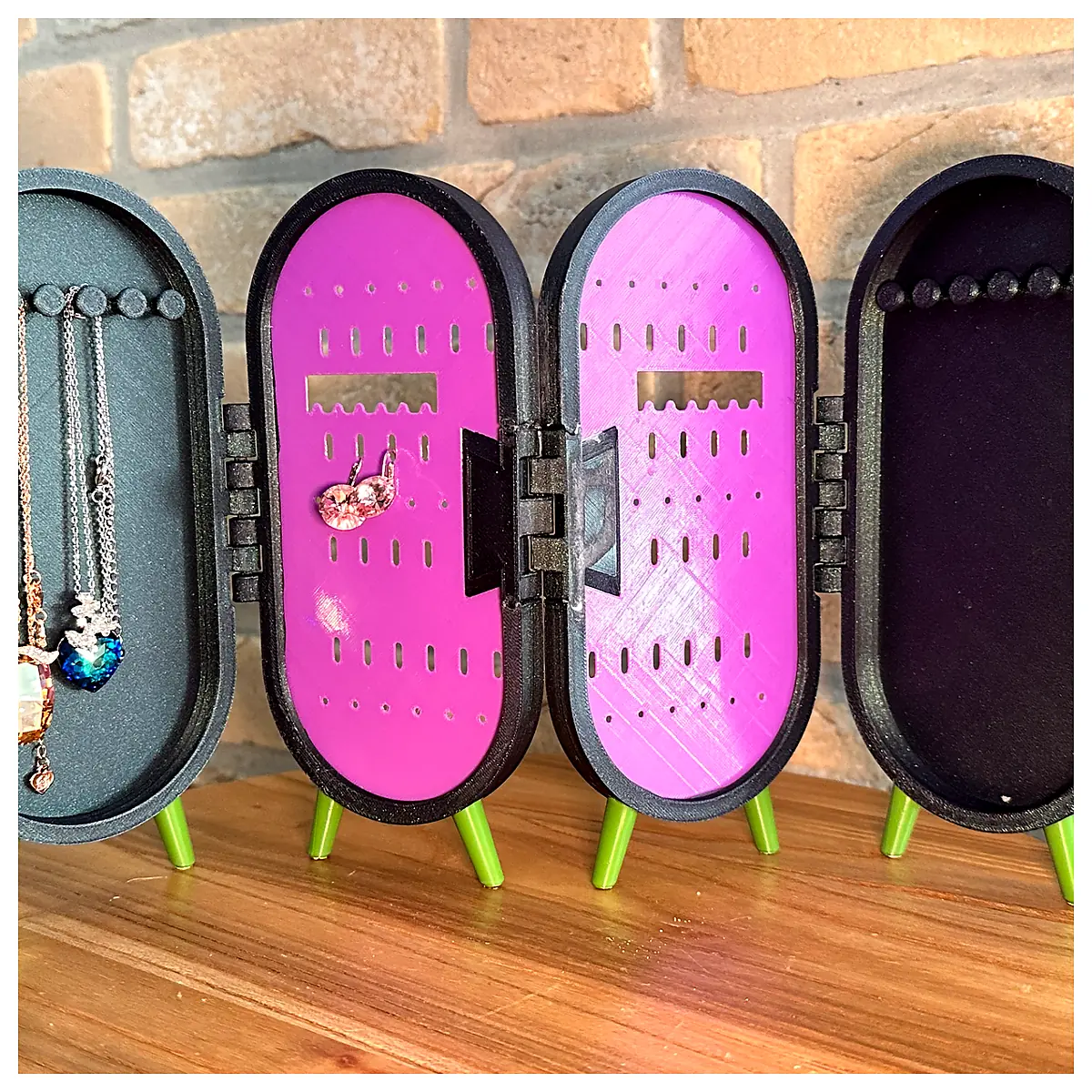 Jewelry Travel Display Stand Universal Jewelry Box Organizer Transport Protection Accessories